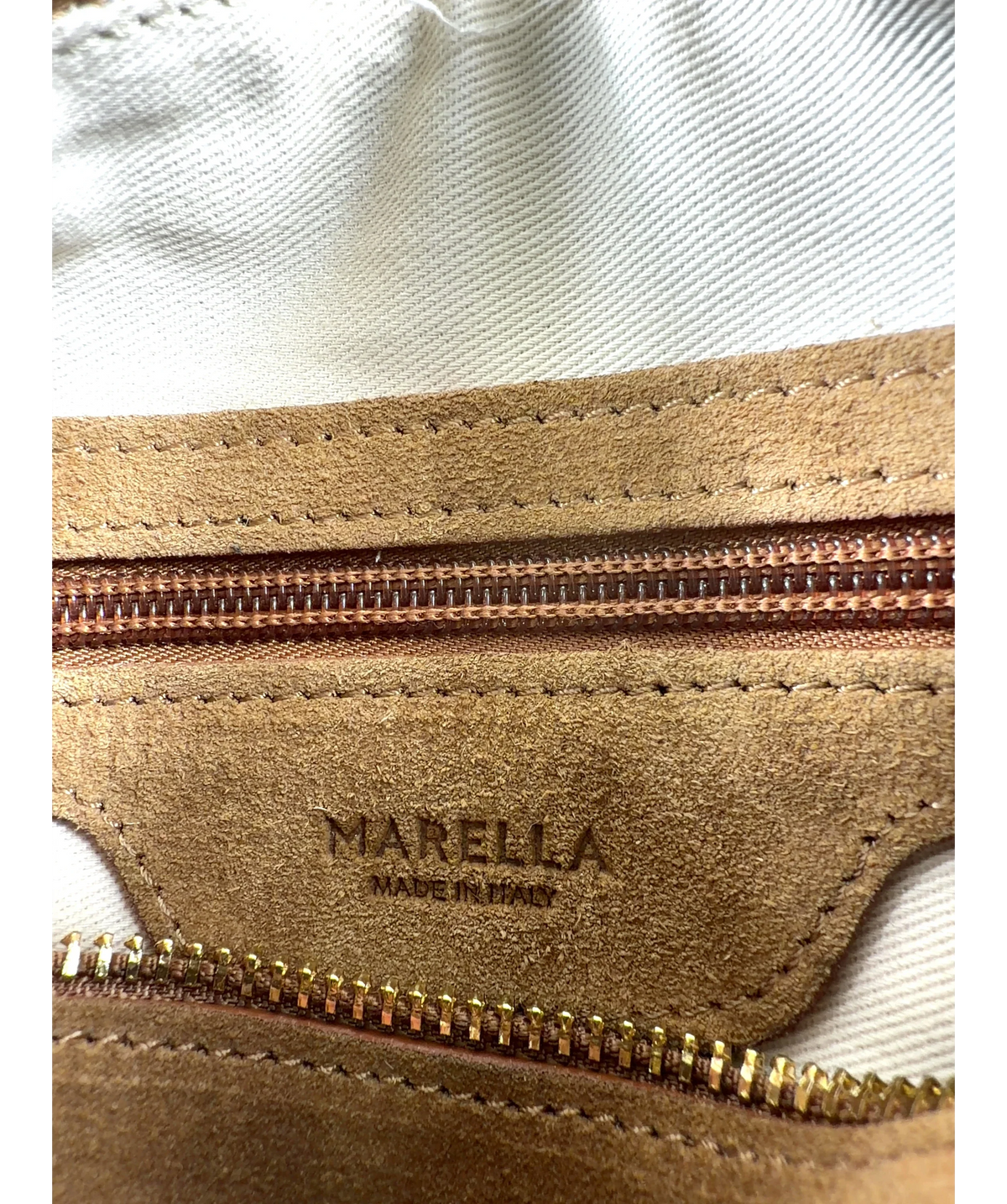 Marella Brown Colour — label