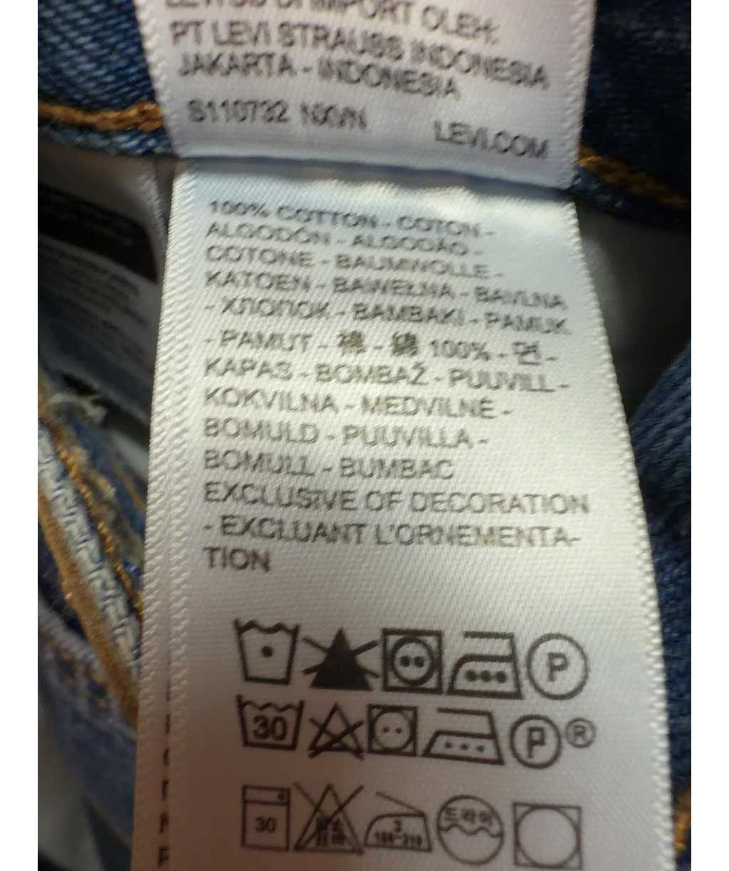 levis Blue Colour, size W26 — label