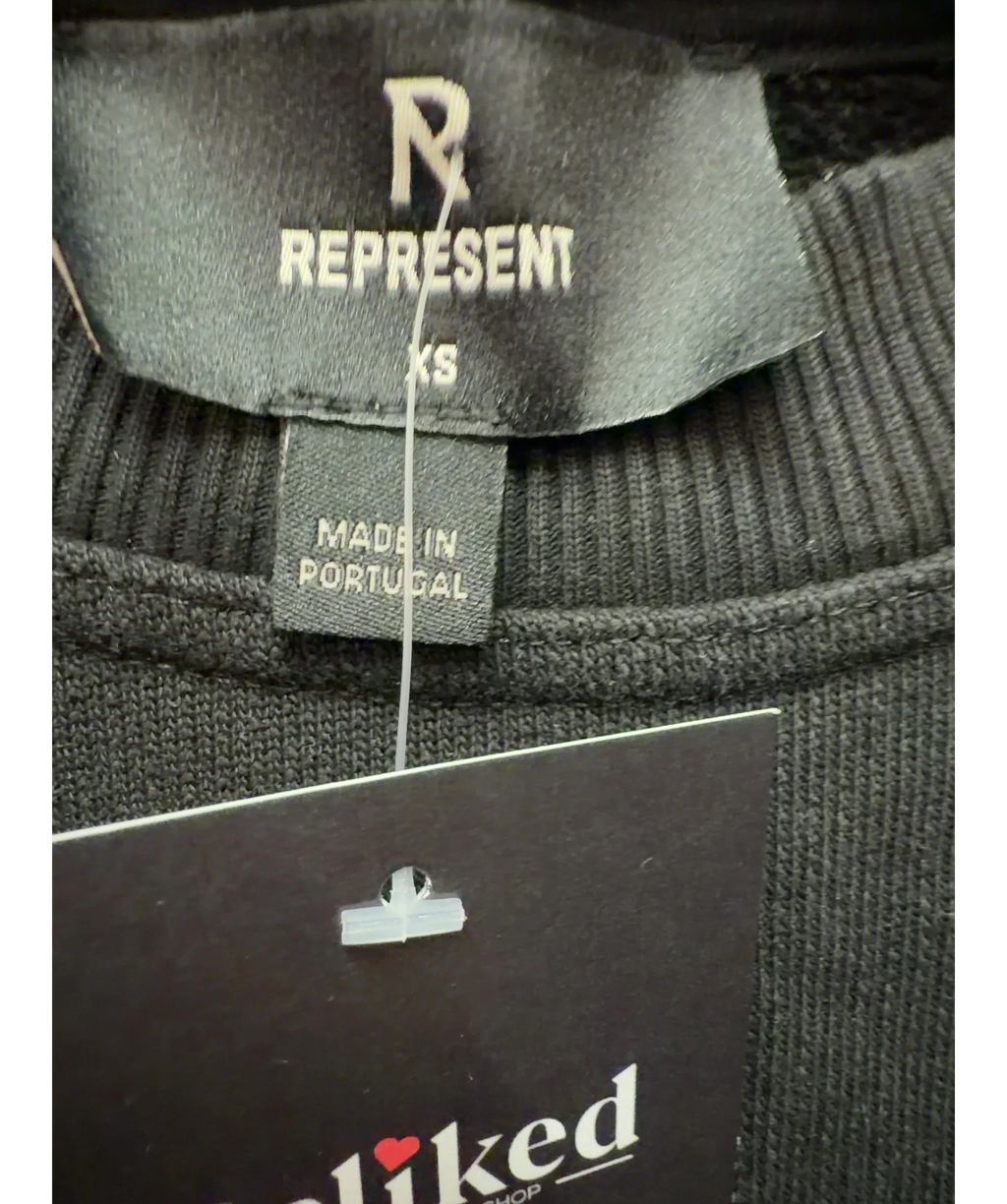 Represent EngLAnd Cropped Sweatshirt Black UK XS — Brand