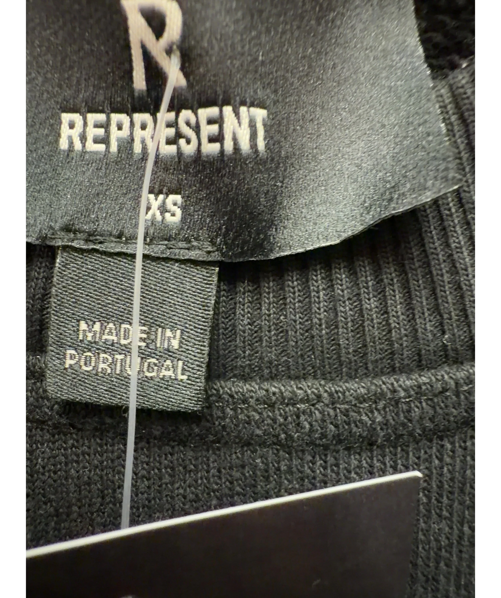 Represent EngLAnd Cropped Sweatshirt Black UK XS — Size