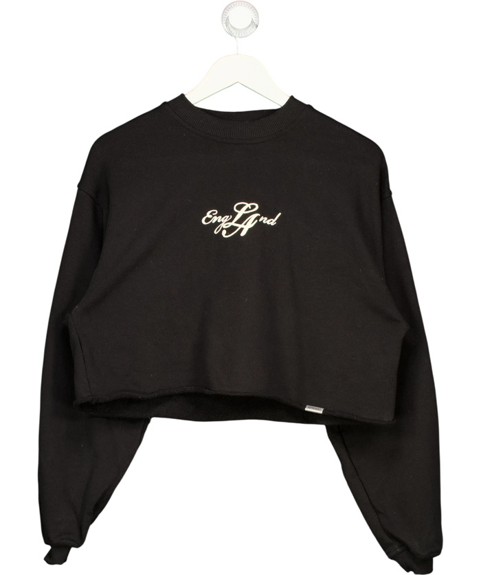 Represent EngLAnd Cropped Sweatshirt Black UK XS