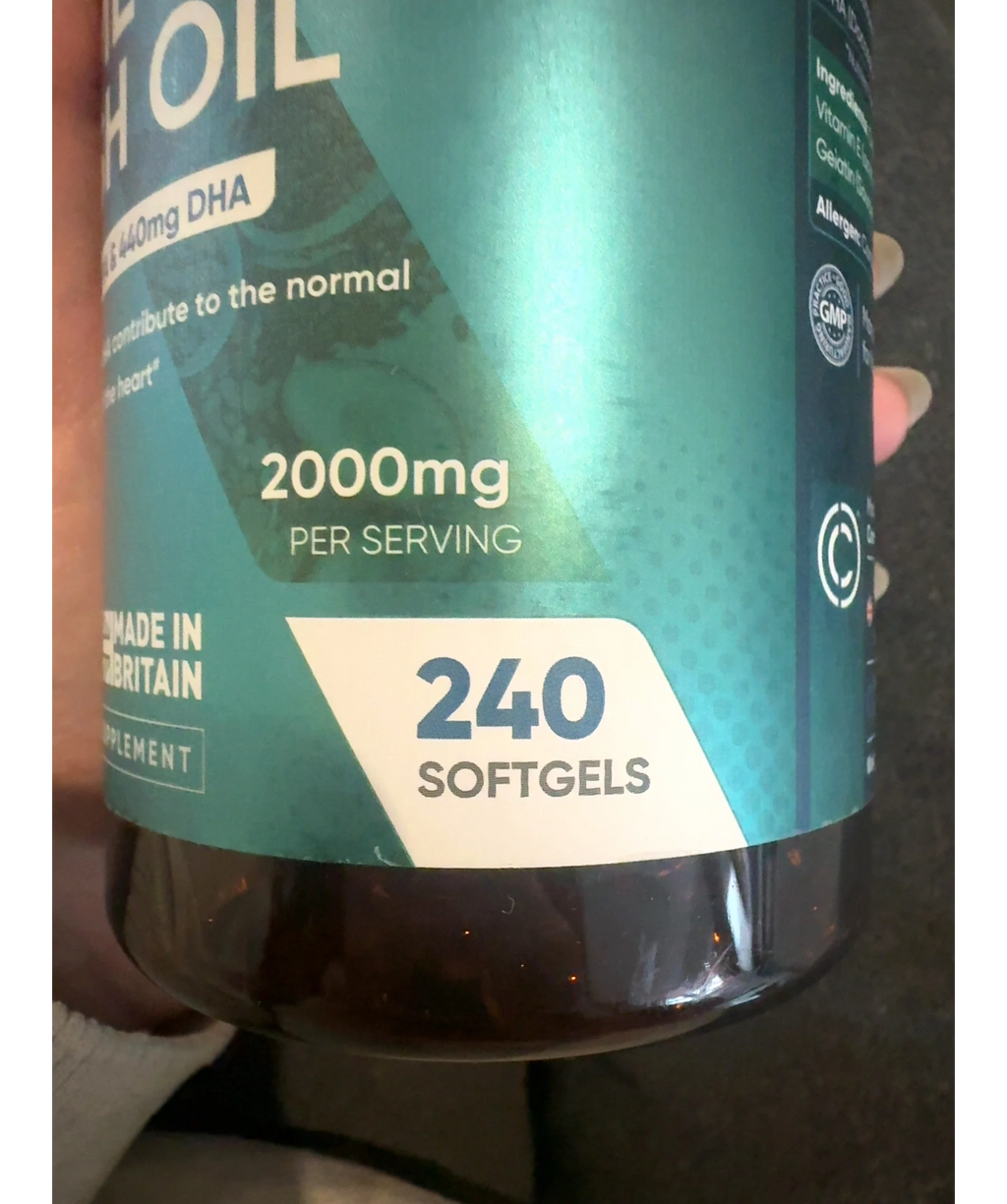 WeightWorld Omega-3 Fish Oil 2000mg 240 Softgels, size 321g — additional view