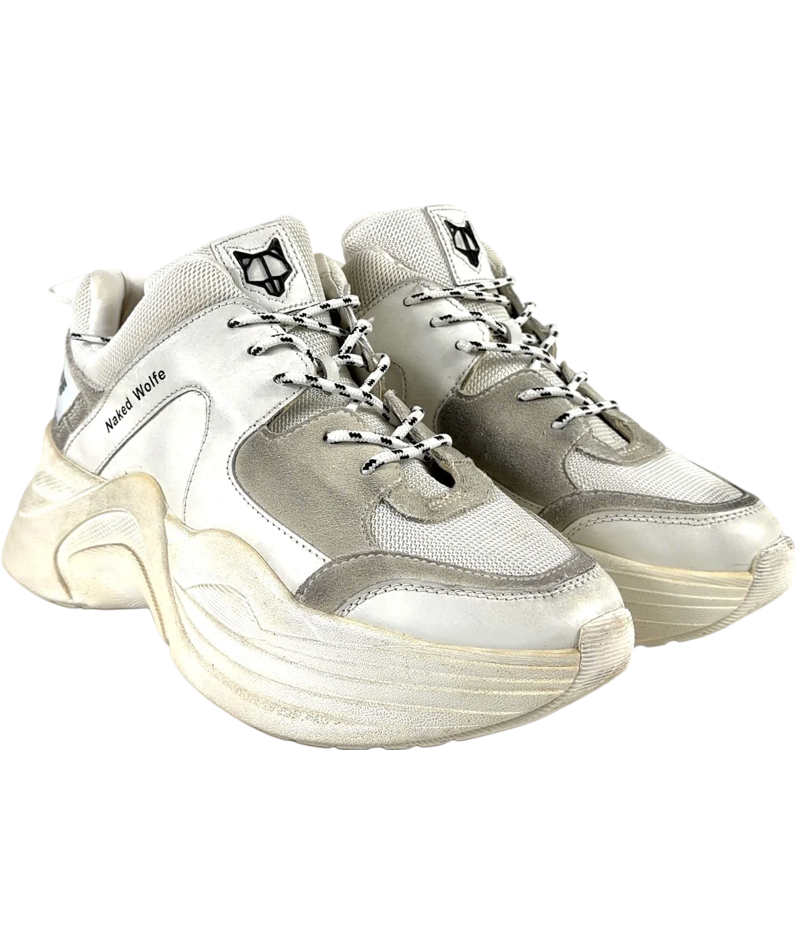 Naked Wolfe White Titan, size UK 10 EU 44 👞 — front