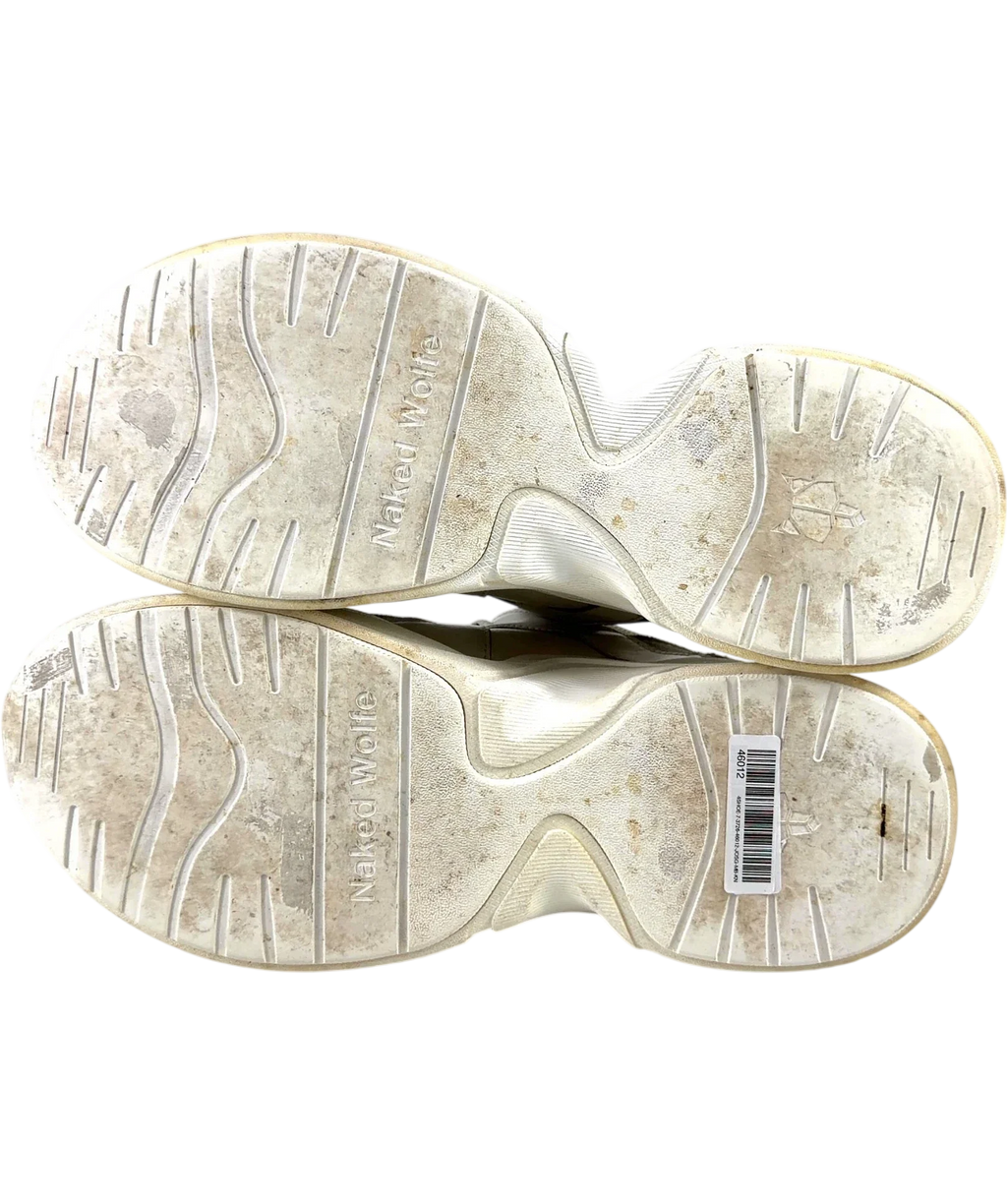 Naked Wolfe Titan White Sneakers UK 10 — Sole
