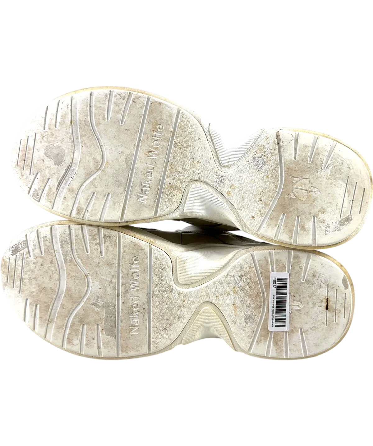Naked Wolfe Titan White Sneakers UK 10 — Sole