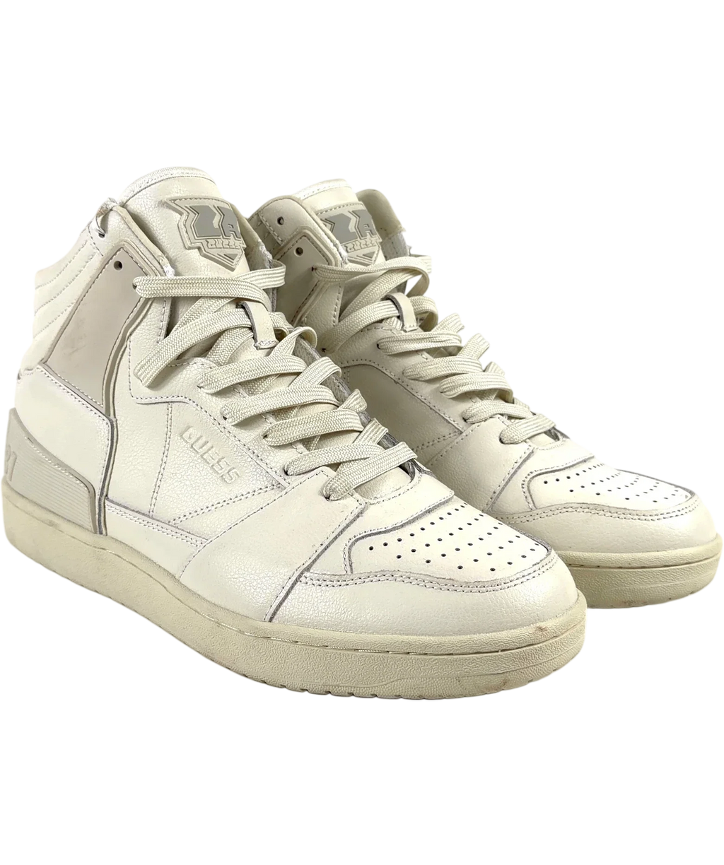 Guess White Sava Mid, size UK 16 — front