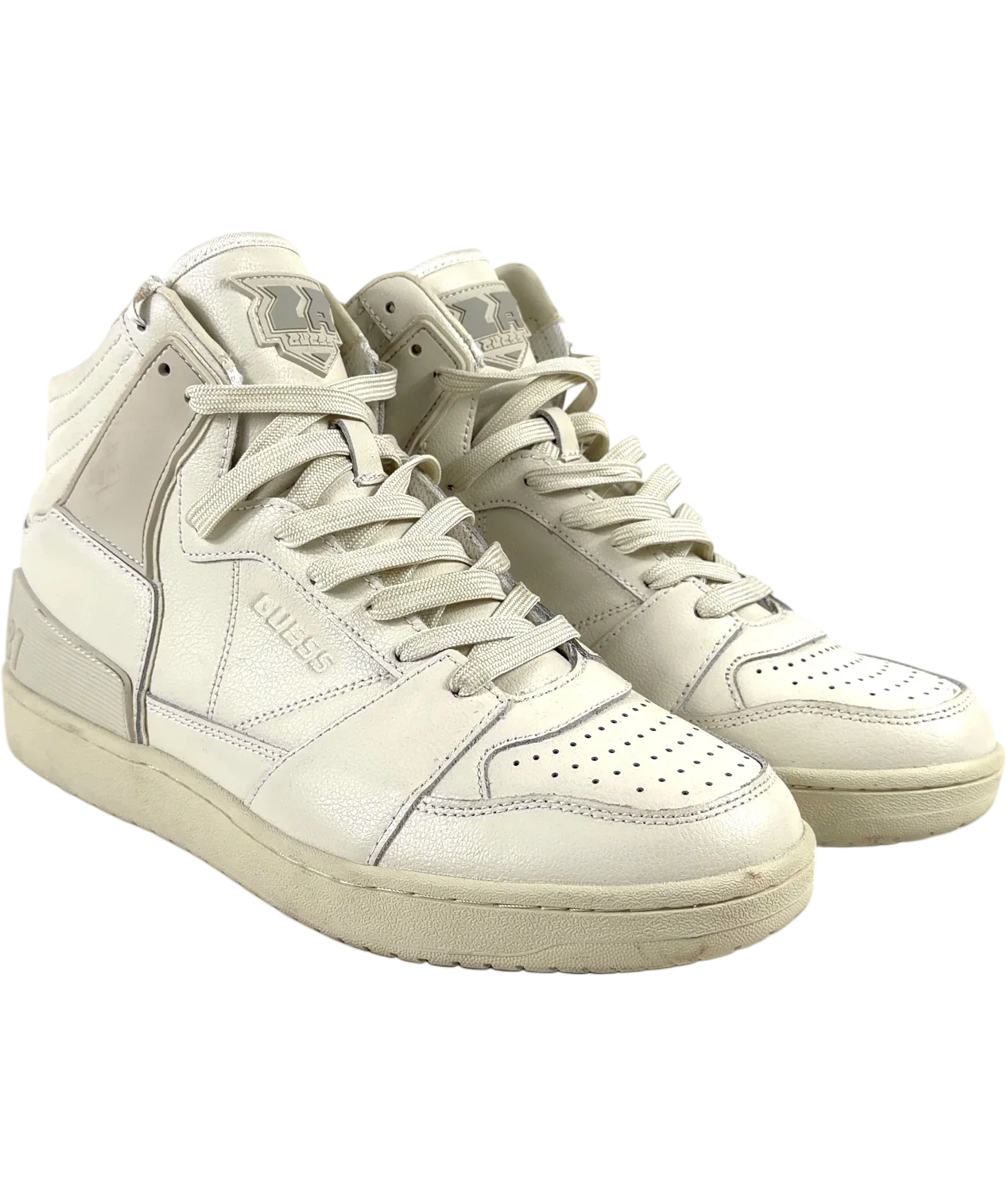 Guess White Sava Mid, size UK 16 — front