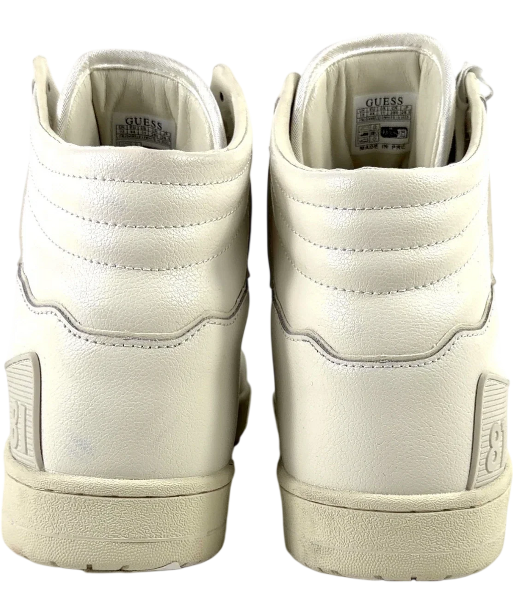 Guess White Sava Mid, size UK 16 — back