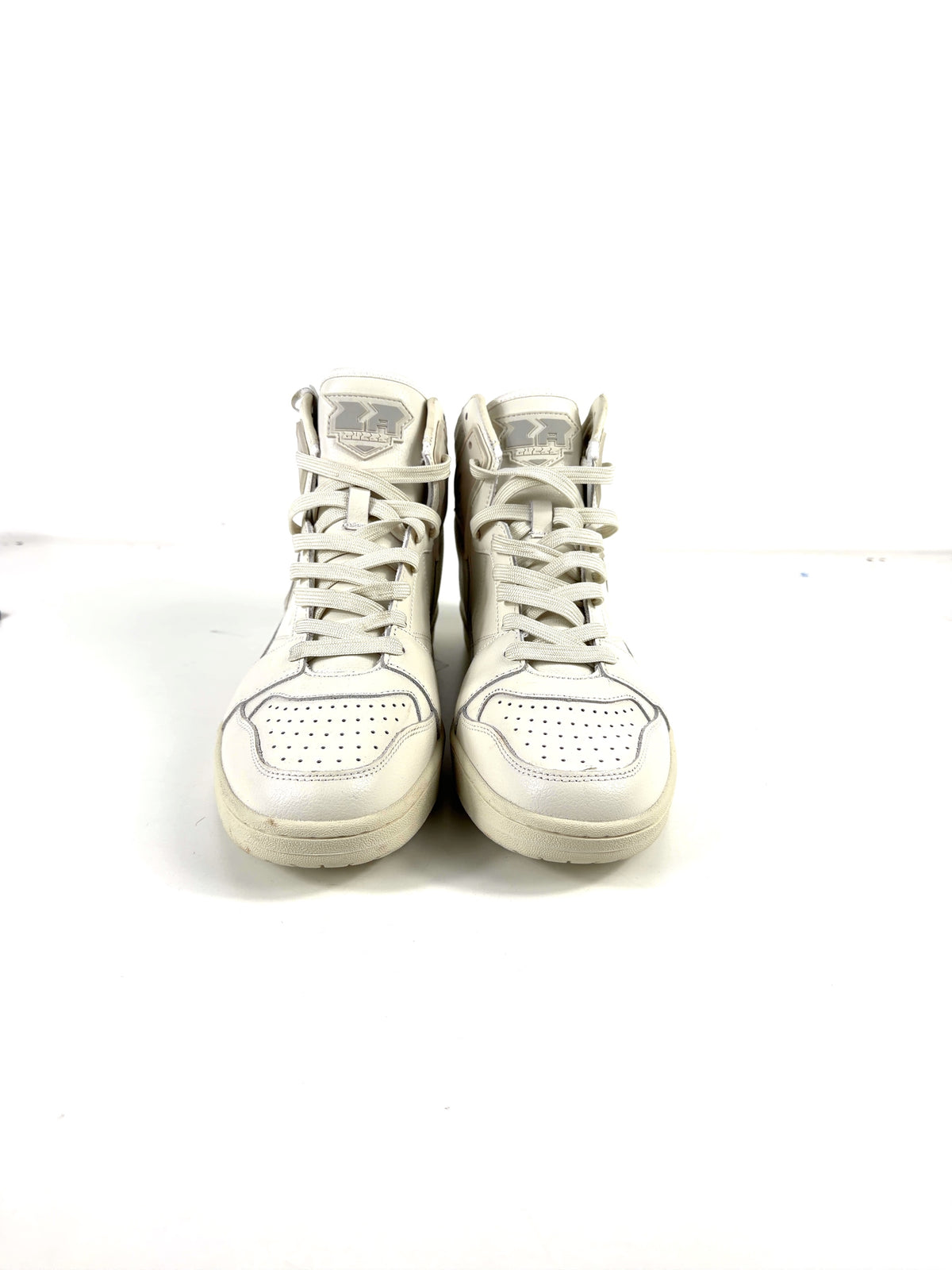 Guess White Sava Mid, size UK 16 — detail