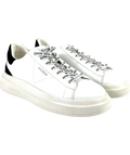 Guess White Elba Sneakers with Branded Laces, size UK 9 EU 43 👞 — front