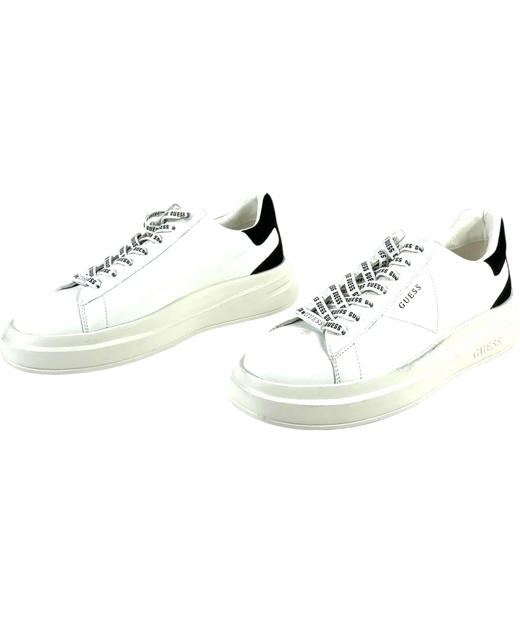 Guess White Elba Sneakers with Branded Laces, size UK 9 EU 43 👞 — label
