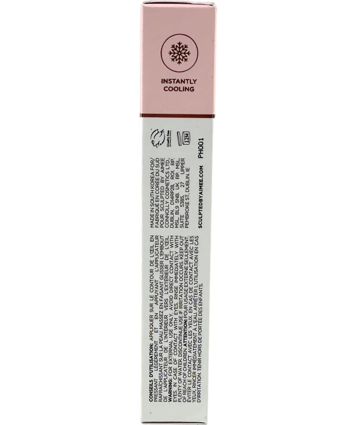 Sculpted by Aimee Brighten Up Energising Eye Serum with Caffeine, size 10ml — back