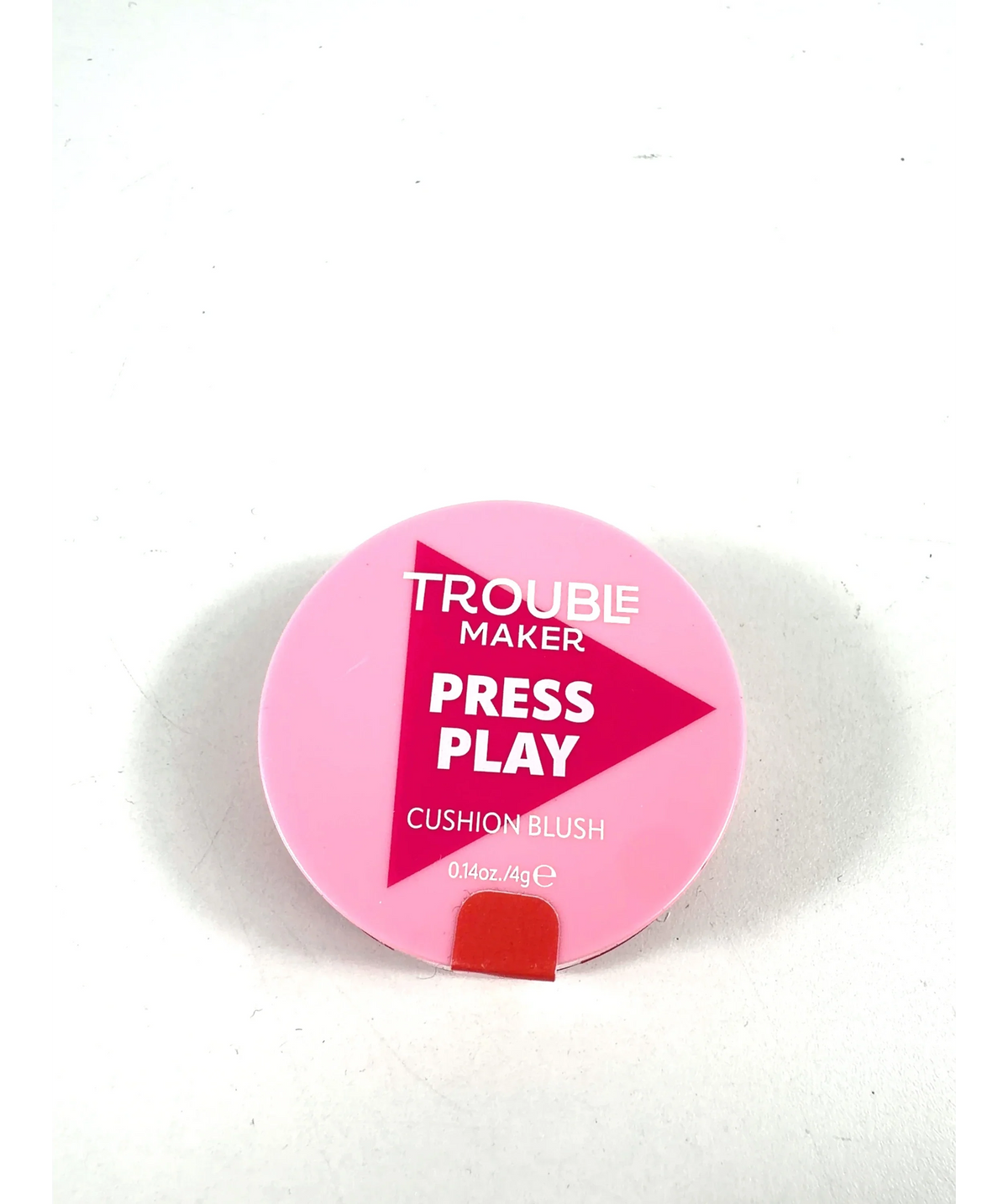 Troublemaker Remix Peach PRESS PLAY, size 4g — label