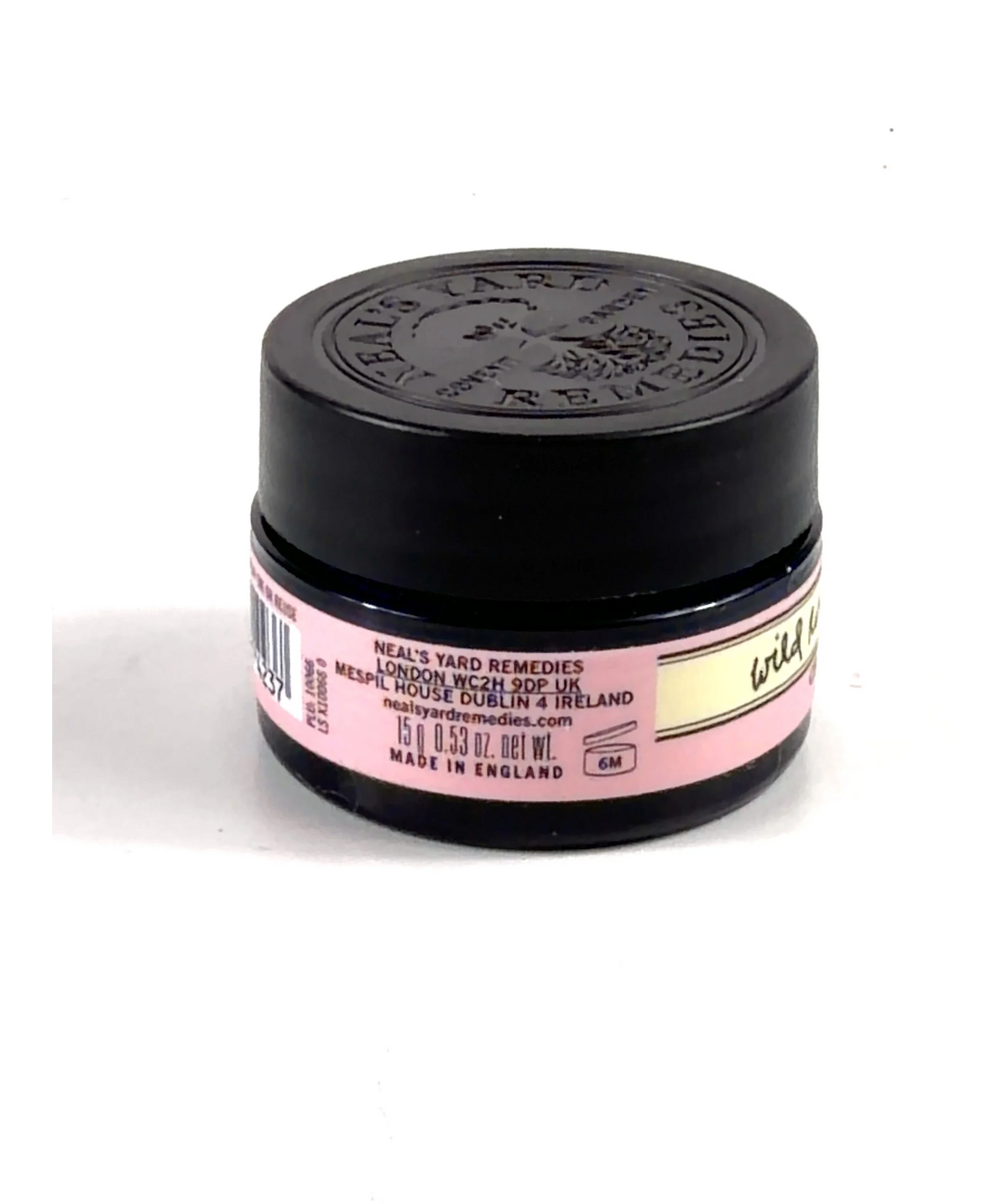 Neal's Yard Wild Rose Beauty Balm, size 15g — care label