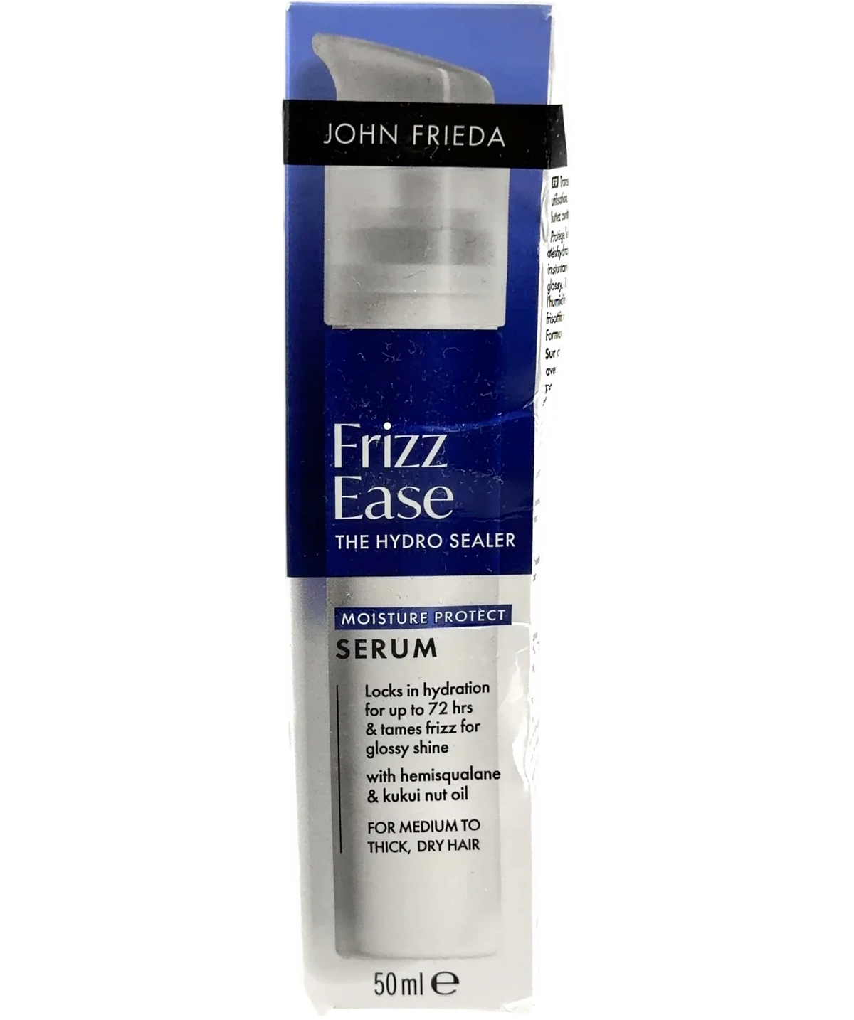 John Frieda The Hydro Sealer Moisture Protect Hair Serum, size 50ml — front