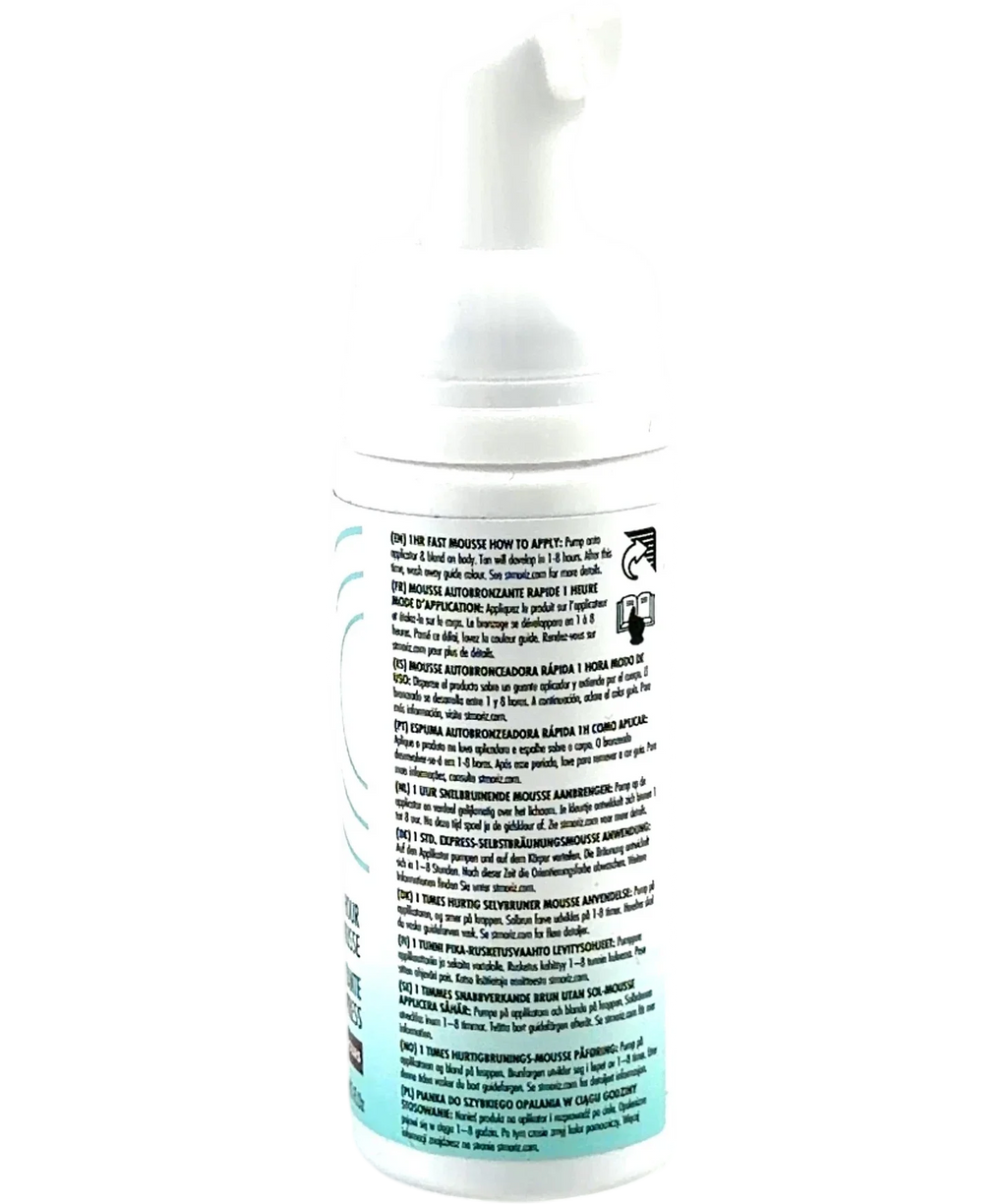 st moriz 1 Hour Fast Tan Mousse, size 50ml — back