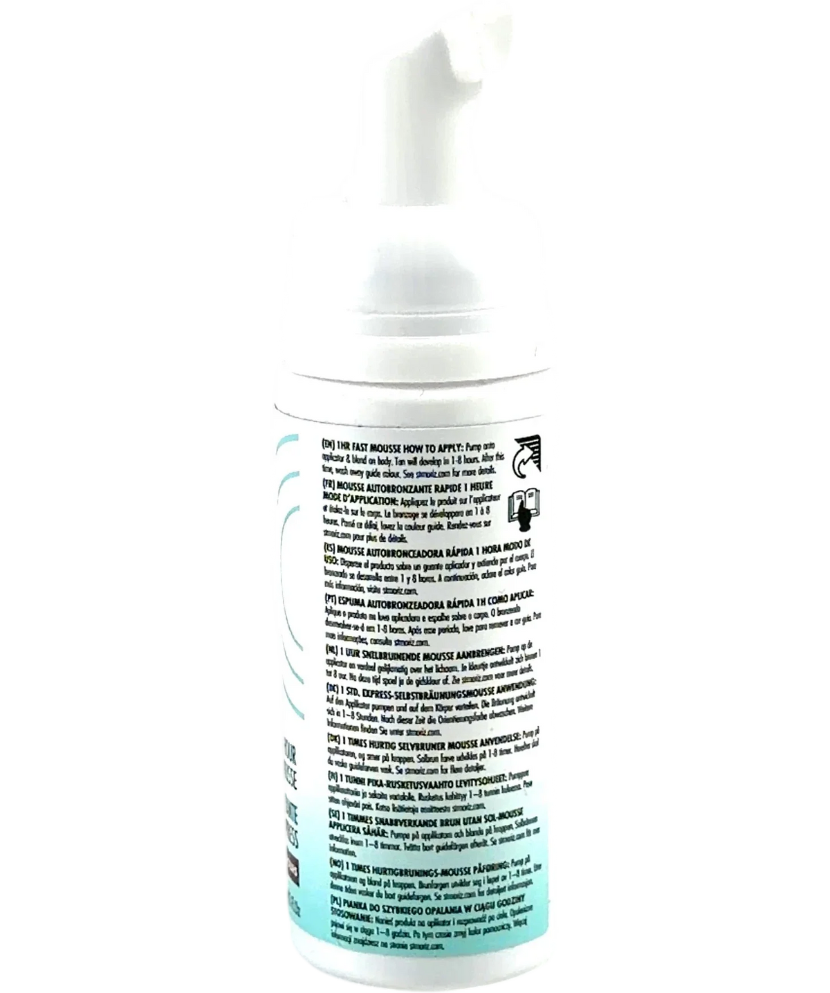 st moriz 1 Hour Fast Tan Mousse, size 50ml — back