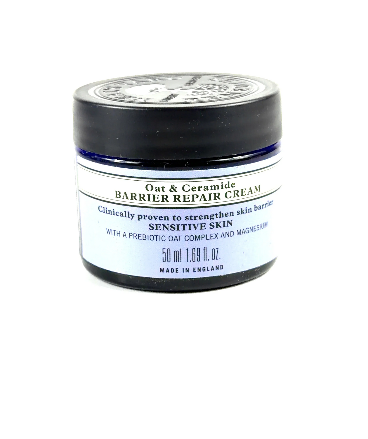 Neal's Yard Oat & Ceramide BARRIER REPAIR CREAM, size 50ml — label