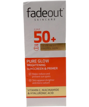 Fadeout Pure Glow Brightening Sunscreen And Primer 50ml