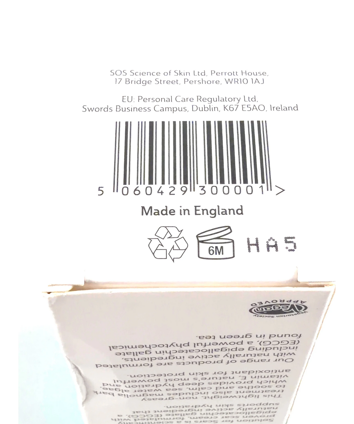 SOS Science of Skin Solution for Scars, size 30ml — detail