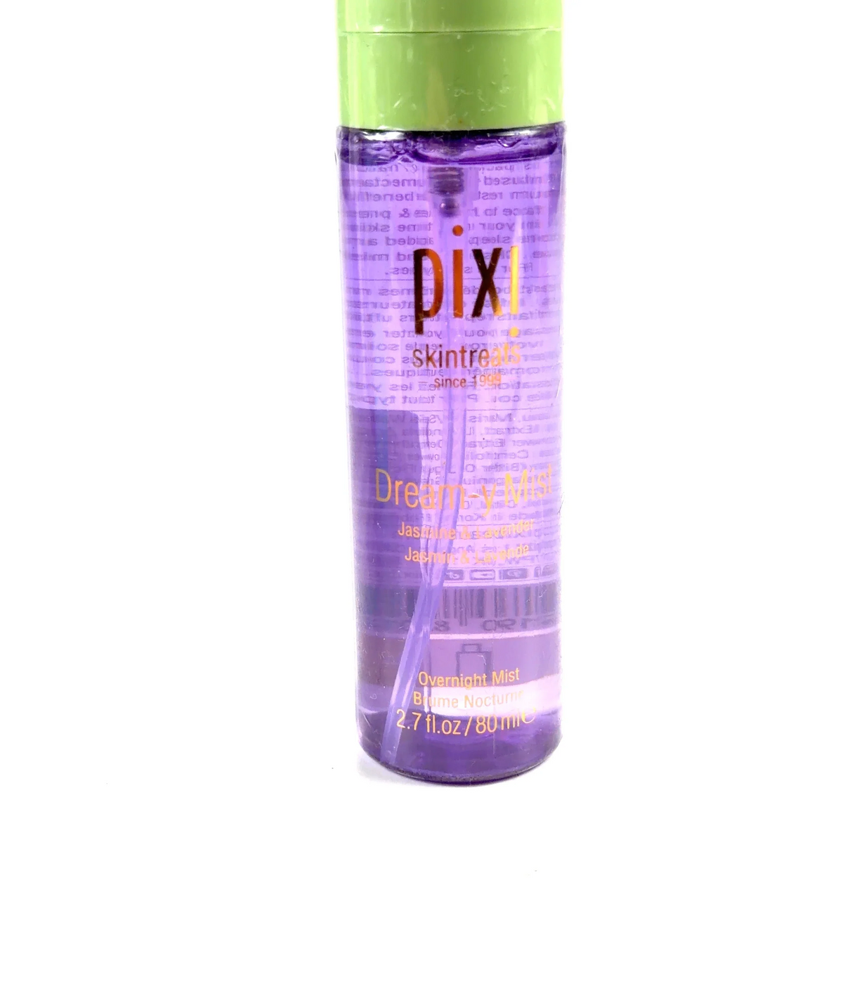 PIXI Dream-y Mist, size 80ml — label