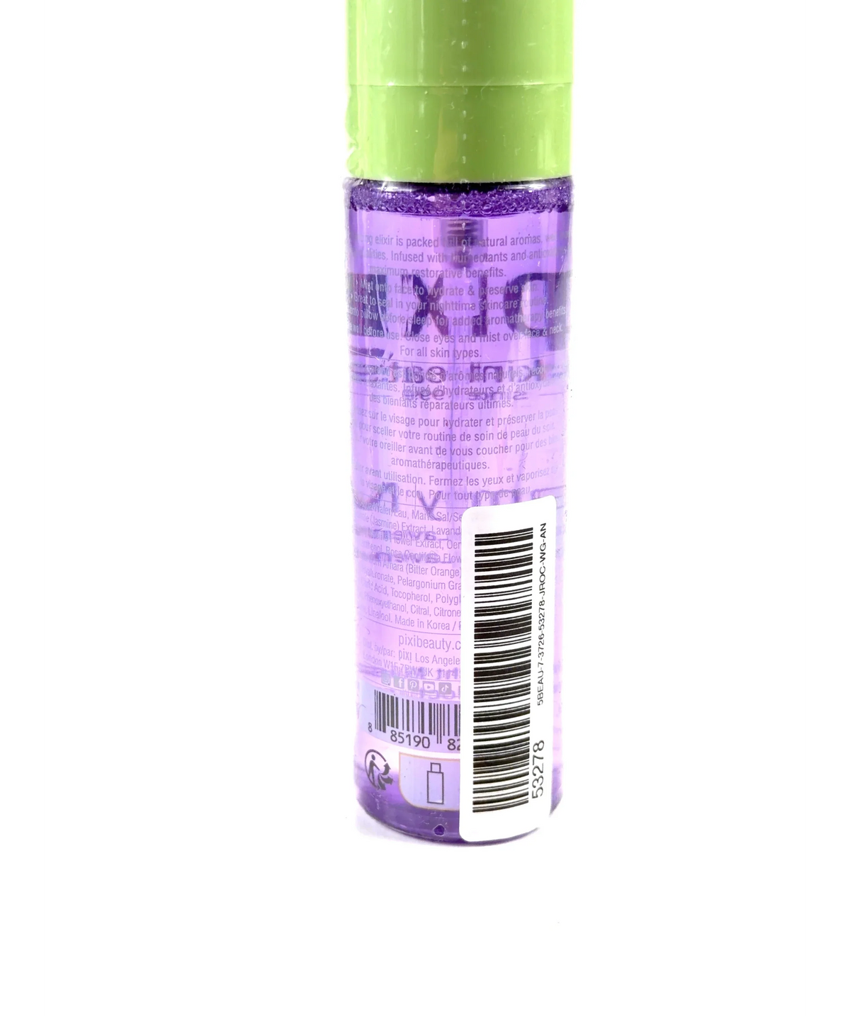 PIXI Dream-y Mist, size 80ml — fabric detail
