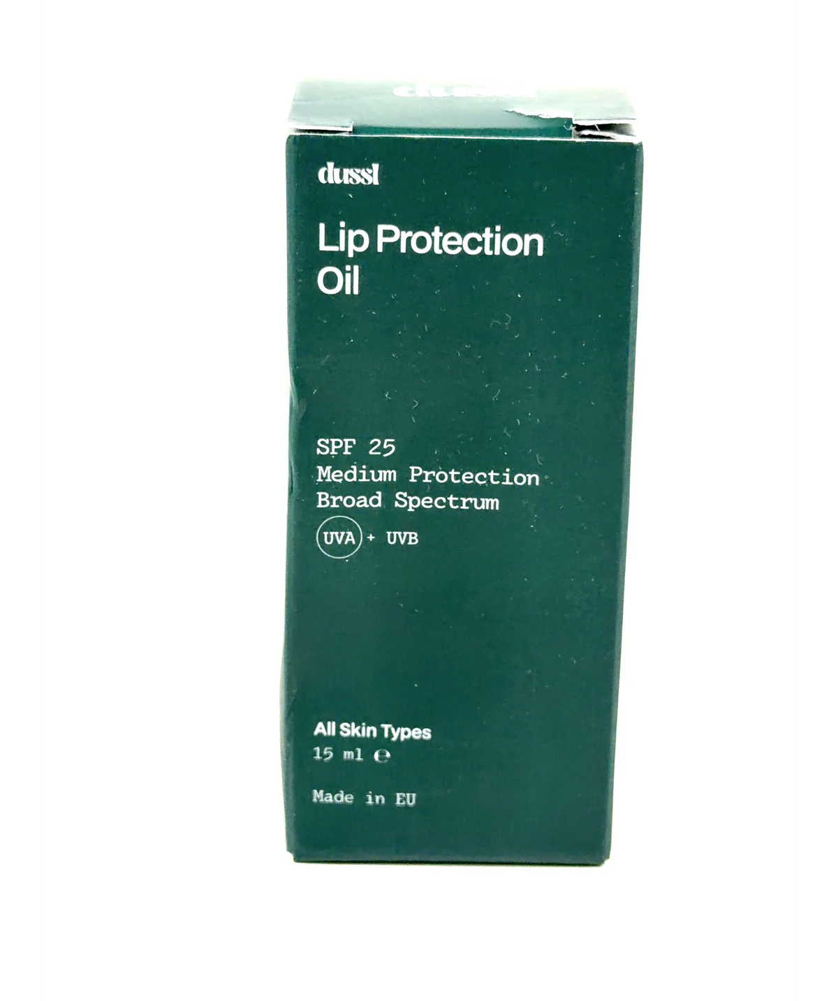 dussl Lip Protection Oil SPF 25, size 15ml — care label