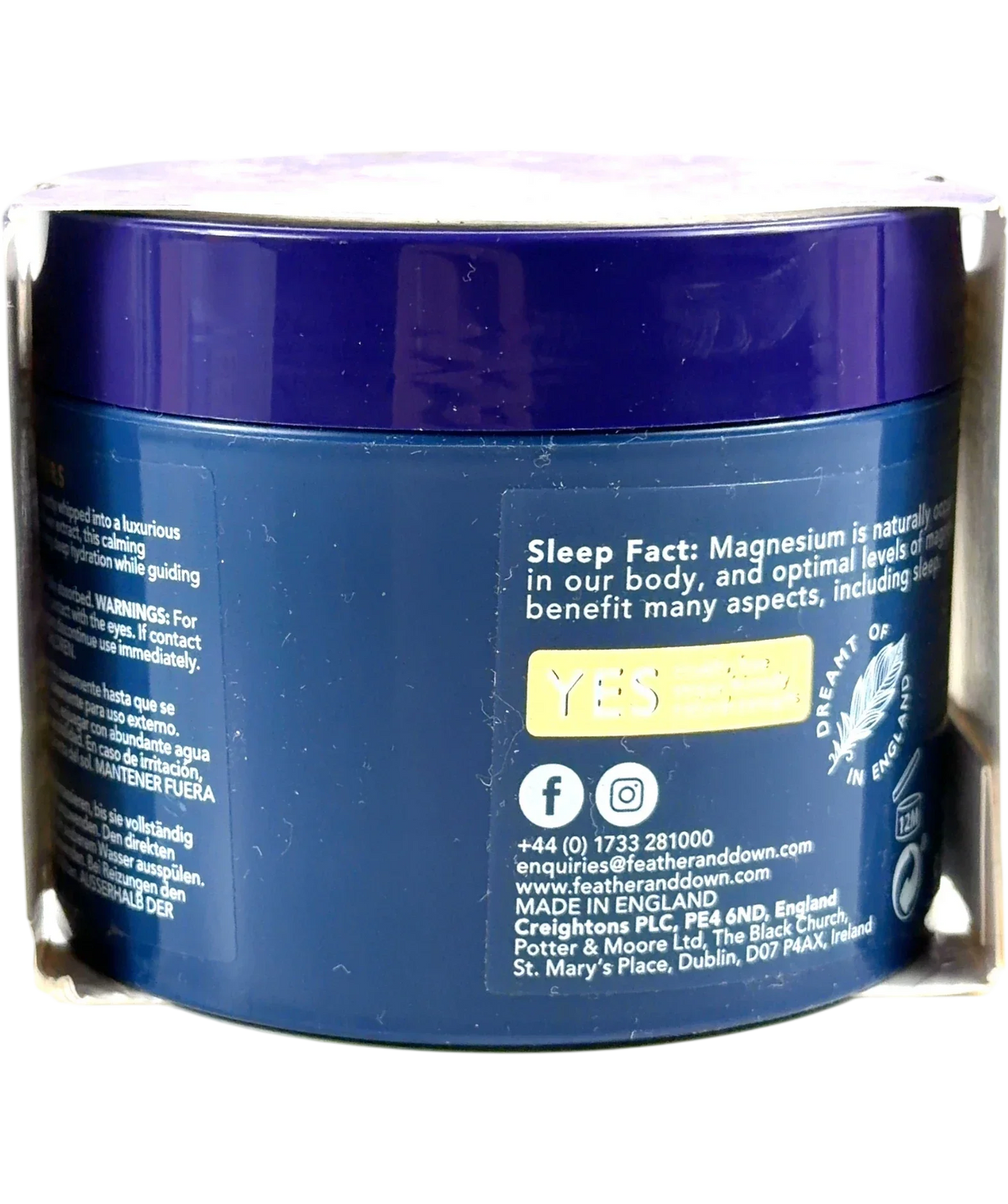 Feather & Down Dreamy Sleep Cloud, size 290ml — back