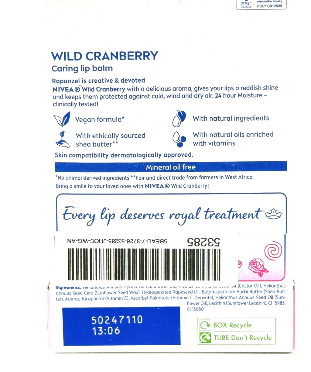 nivea Wild Cranberry Wild Cranberry, size 4.8g — fabric detail