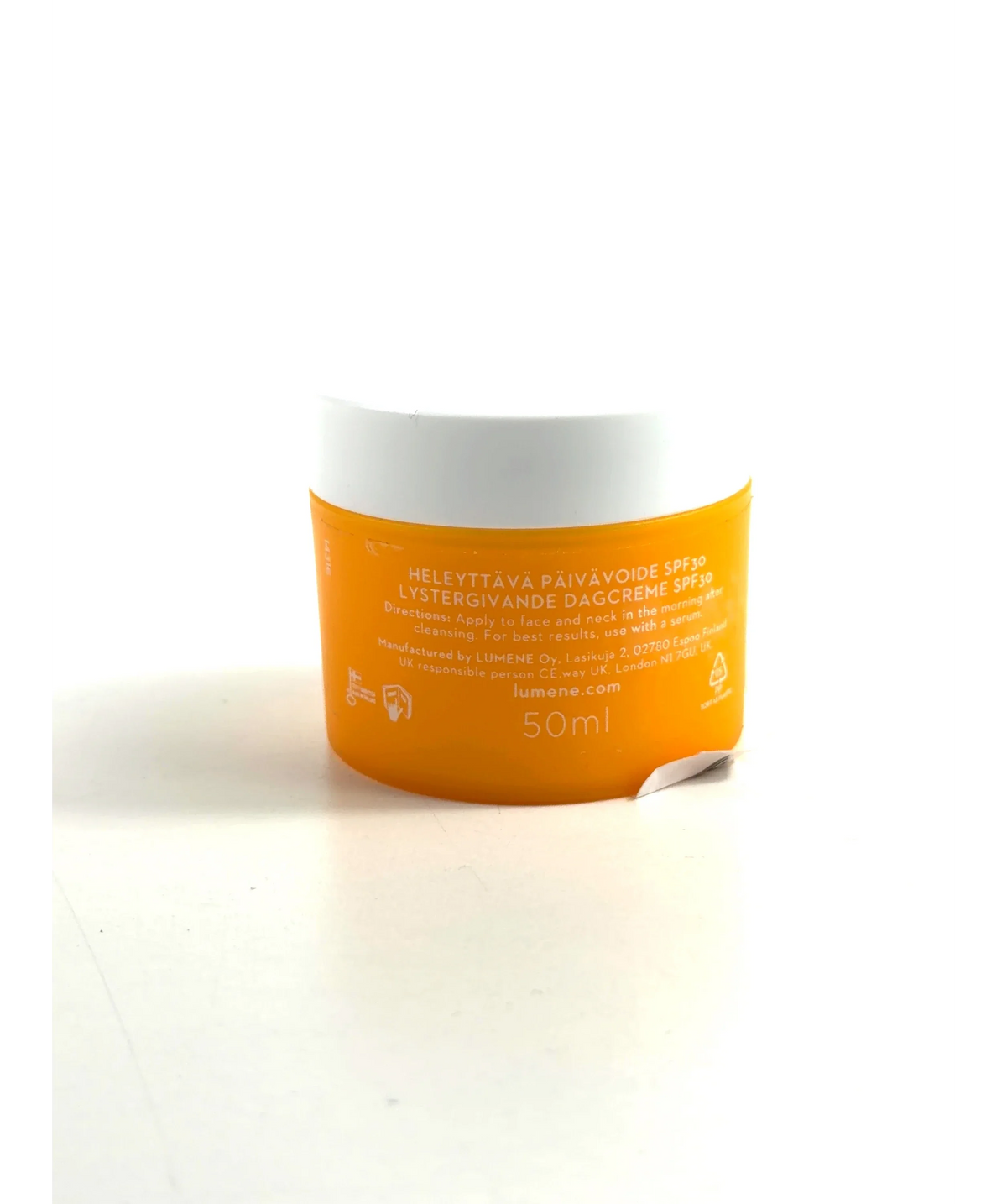 Lumene Nordic-C [Valo] Glow Cream SPF30 50ml, size 50ml — fabric detail