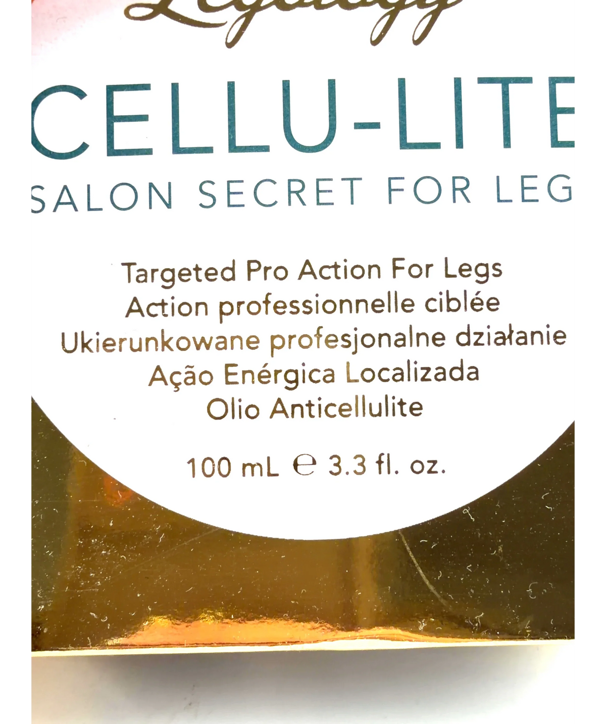 Legology CELLU-LITE, size 100ml — care label