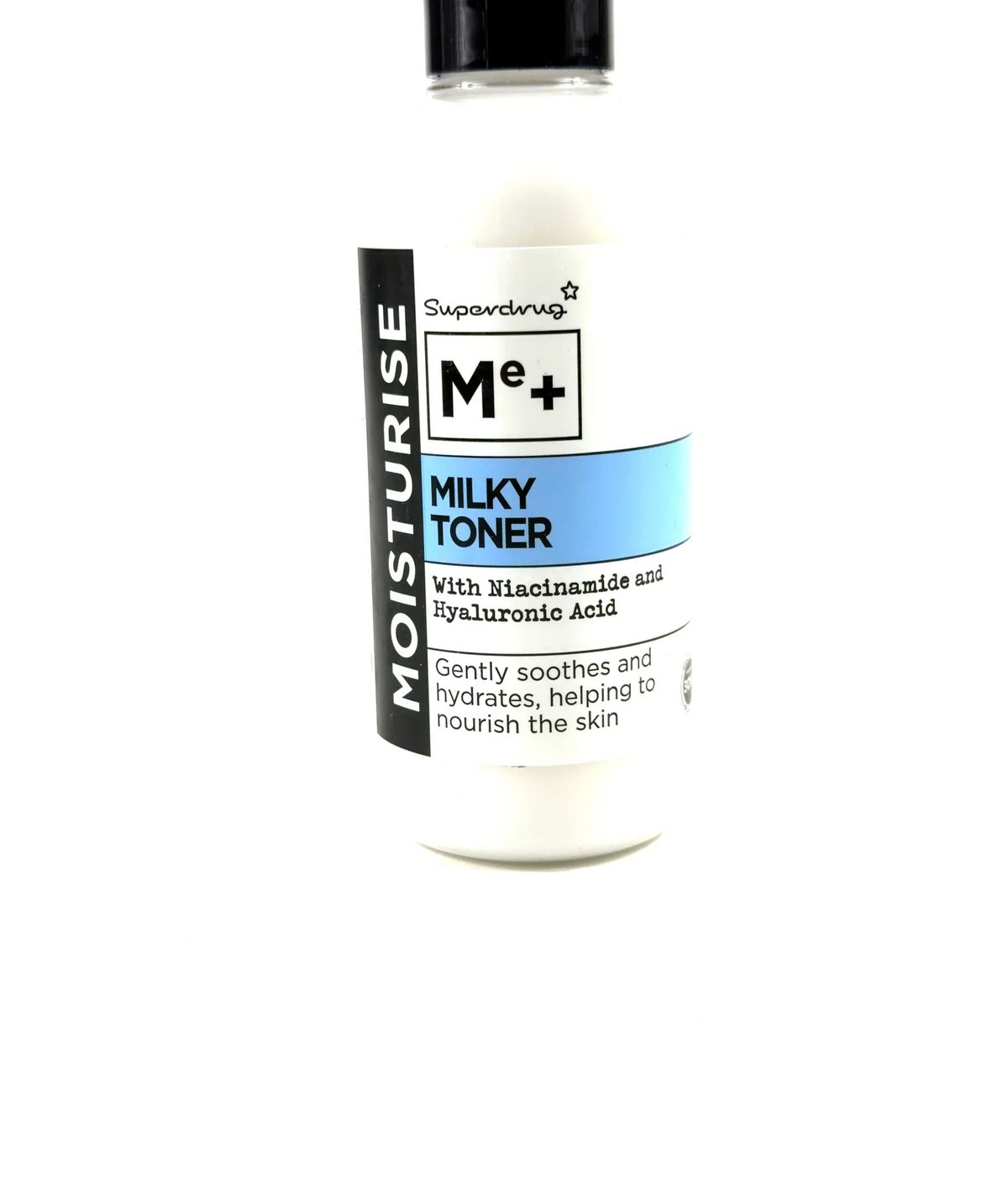 Superdrug Superdrug Me+ Milky Toner 200ml, size 200ml — label