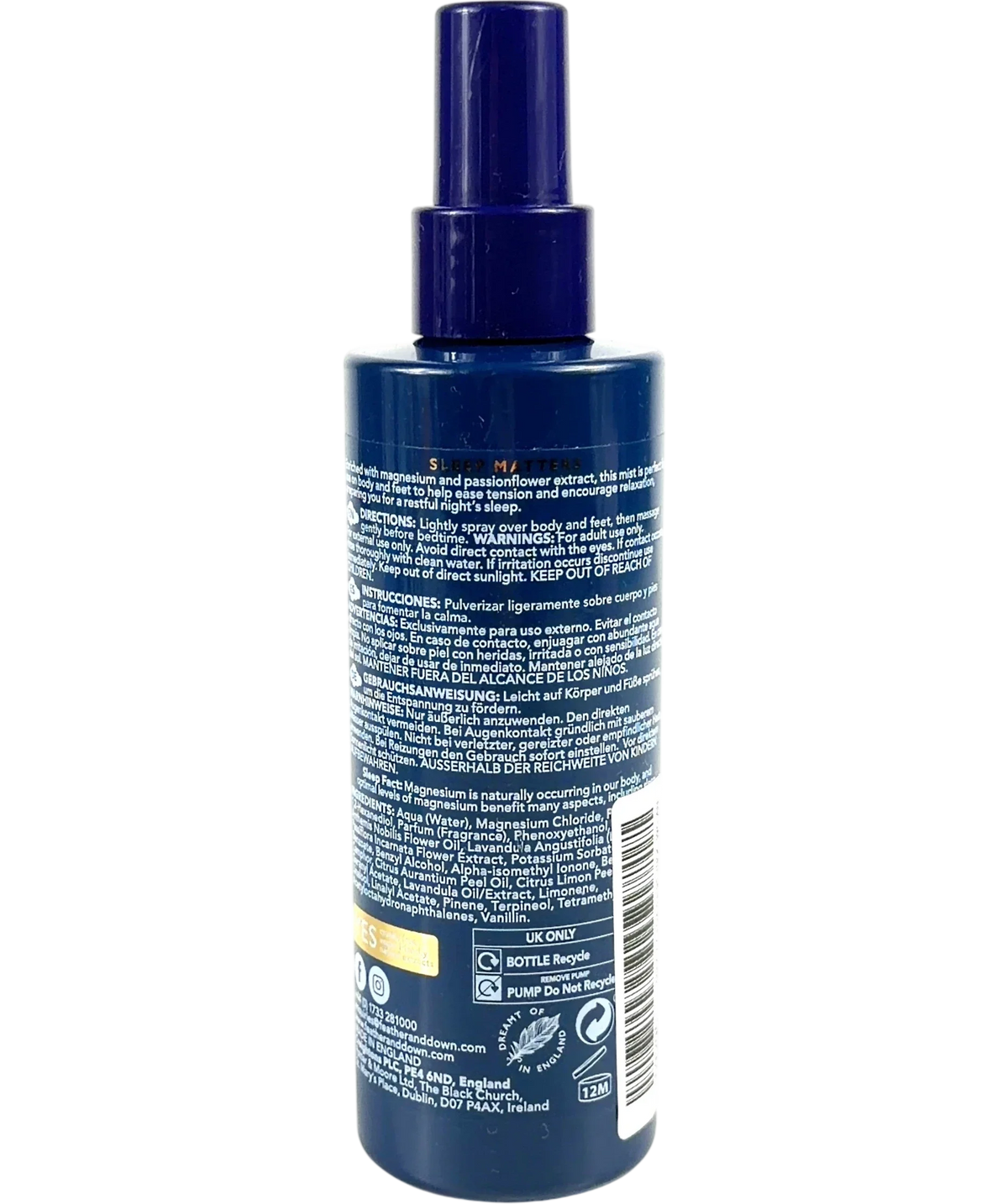 Feather & Down Dream Mist 200ml, size 200ml — back