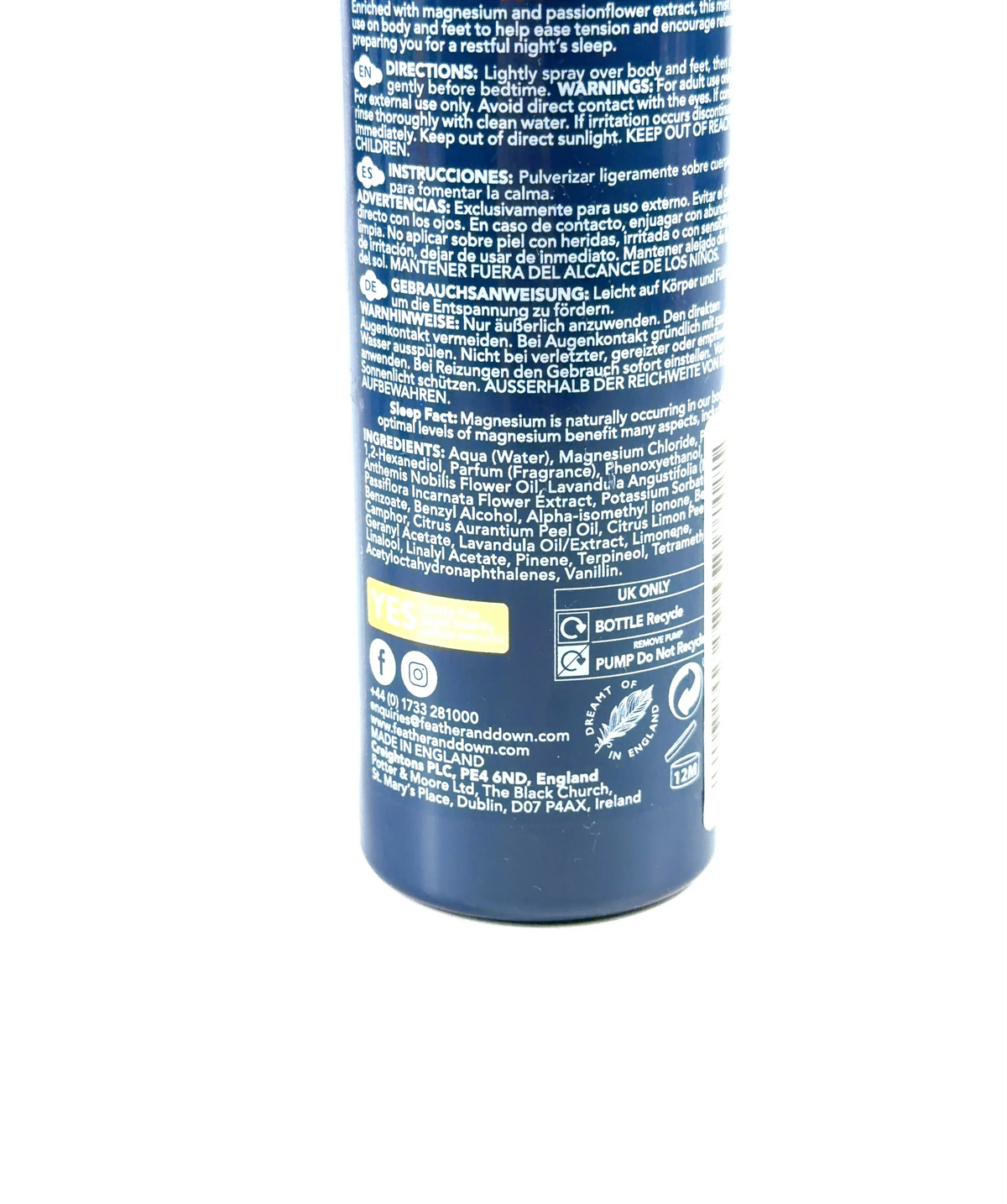 Feather & Down Dream Mist 200ml, size 200ml — fabric detail