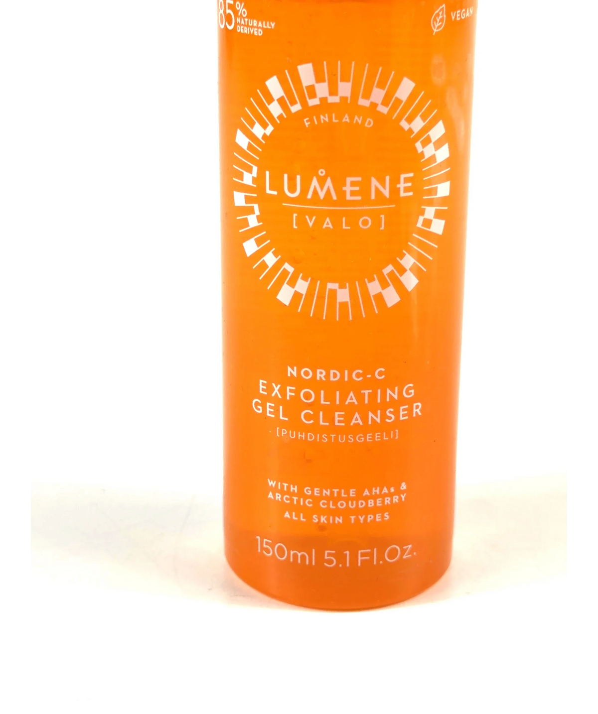 Lumene Nordic-C [Valo] Exfoliating Gel Cleanser, size 150ml — care label