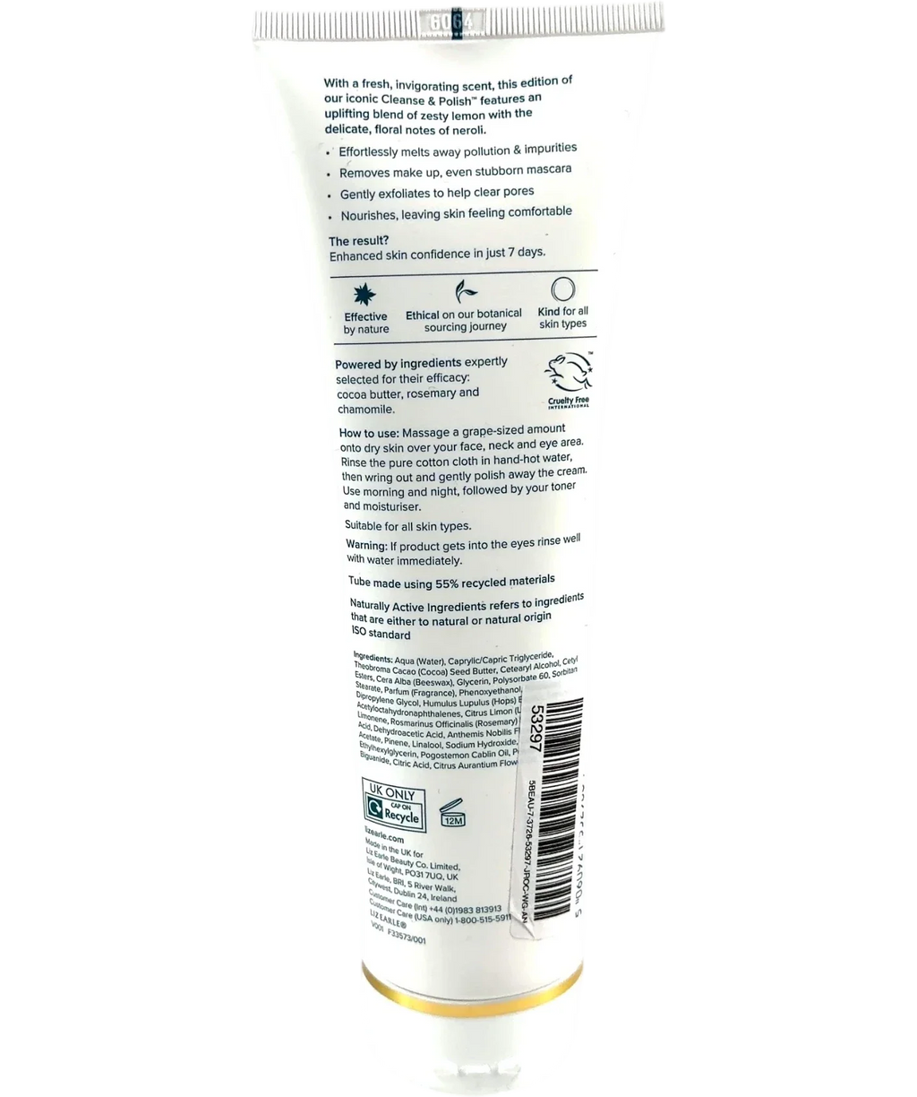Liz Earle Liz Earle Cleanse & Polish Lemon & Neroli 250ml, size 250ml — back
