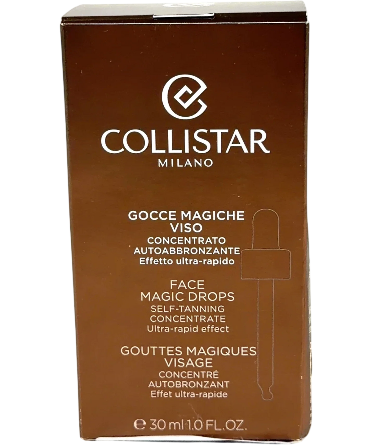 Collistar Face Magic Drops (Gocce Magiche Viso), size 30ml — back