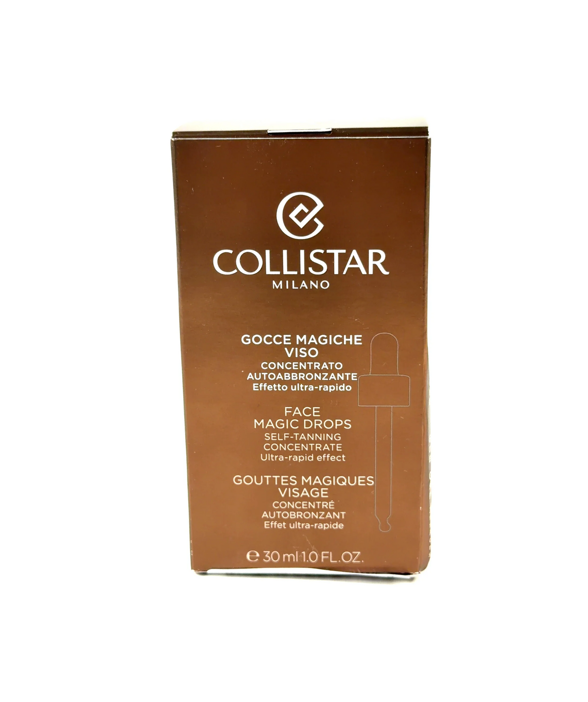 Collistar Face Magic Drops (Gocce Magiche Viso), size 30ml — care label