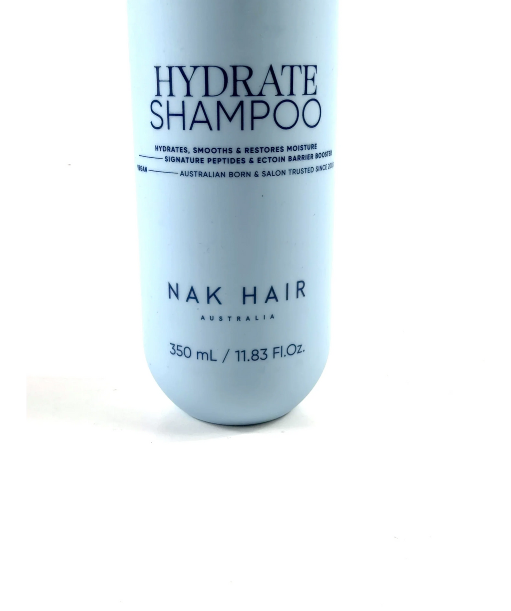 Nak Hair Hydrate Shampoo, size 350ml — care label