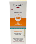 Eucerin Sun Oil Control Ultra-Light Daily Face Serum SPF50+ (30 ml), size 30ml — front