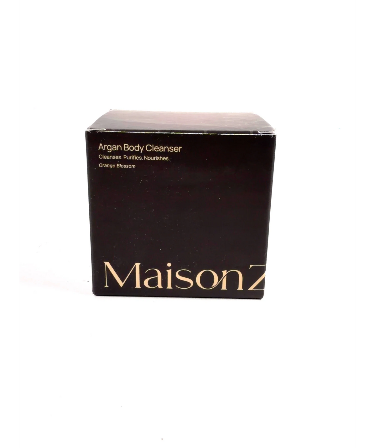 maison zee Argan Body Cleanser, size 200g — label