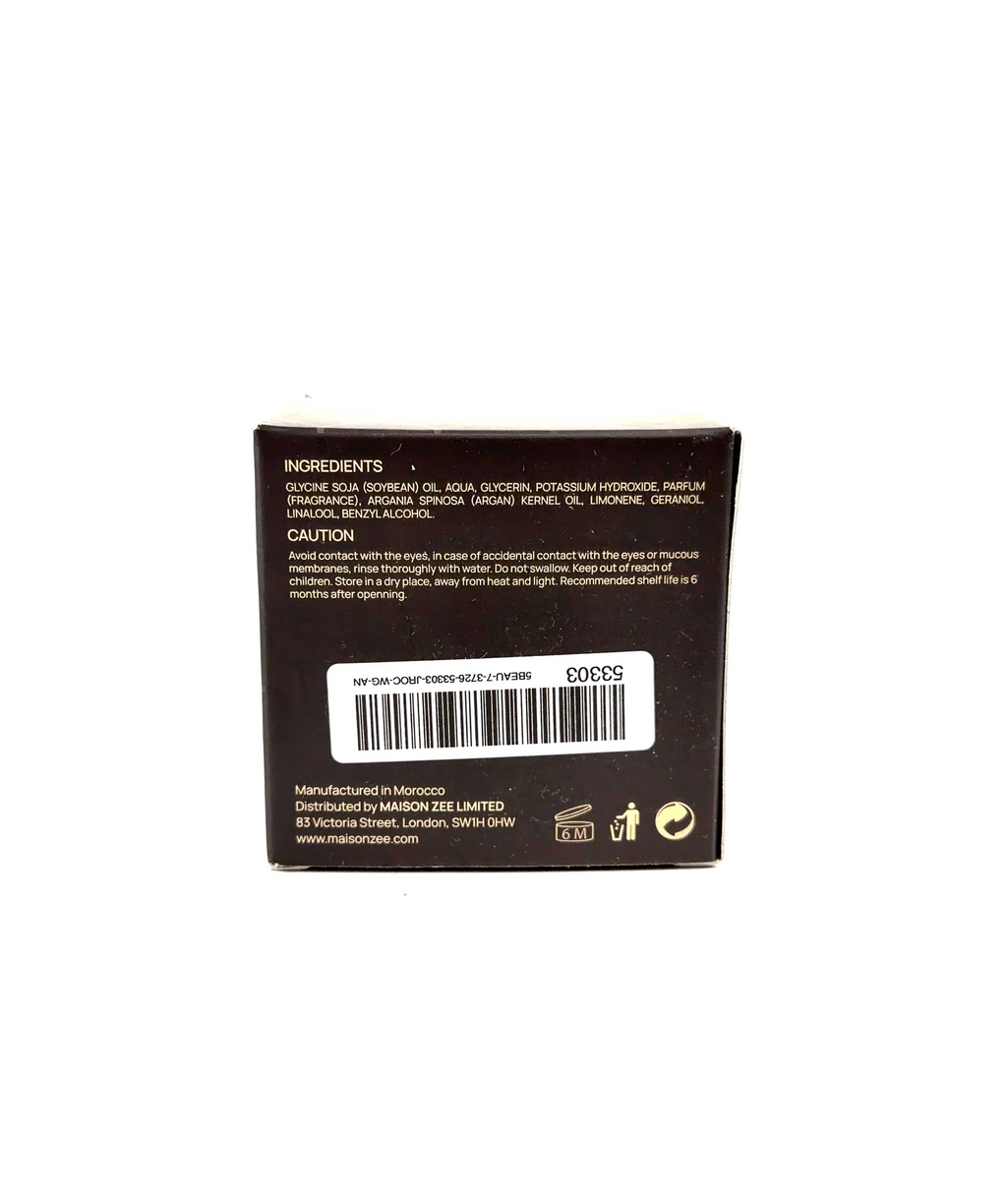 maison zee Argan Body Cleanser, size 200g — fabric detail