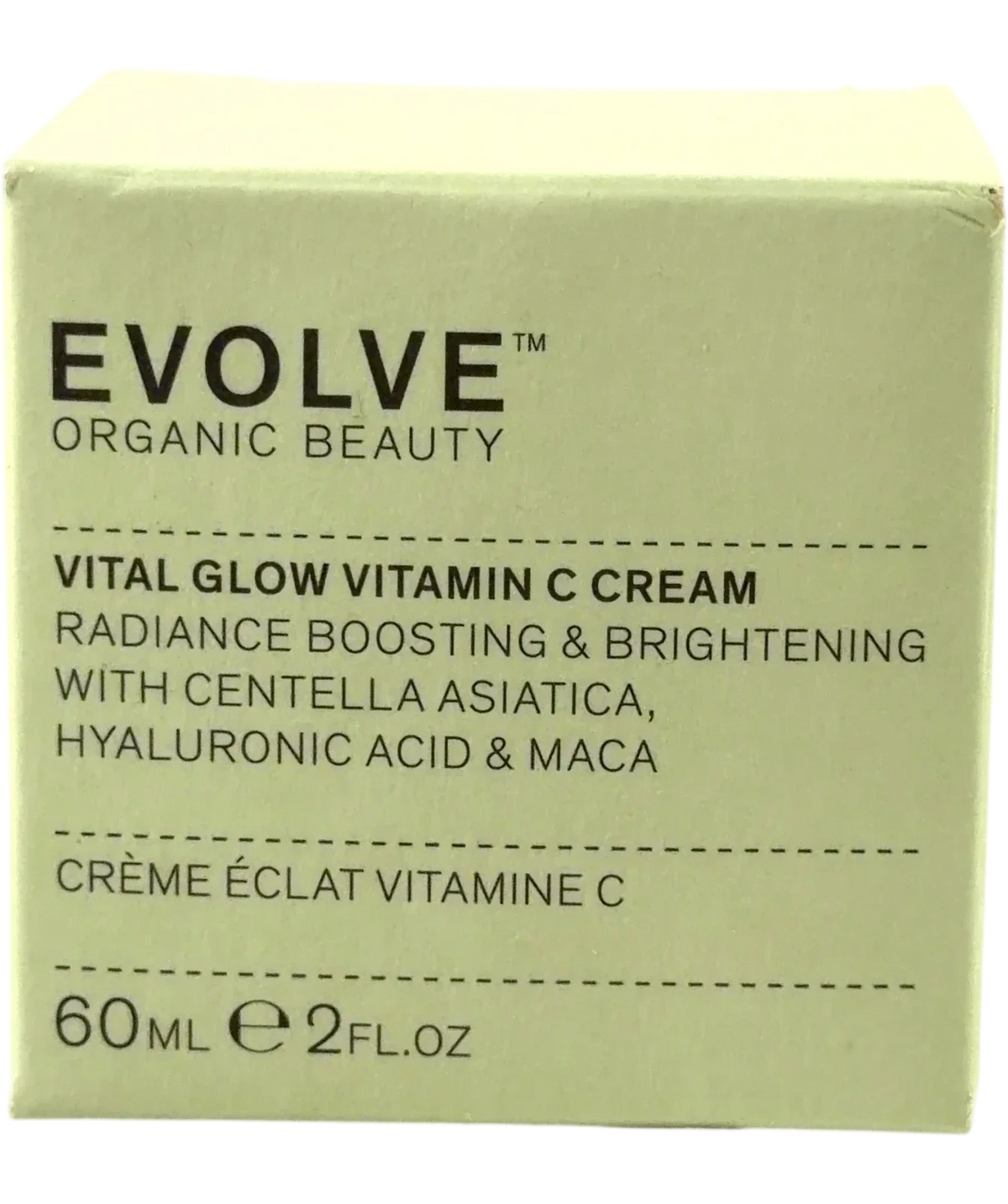 Evolve Vital Glow Vitamin C Cream, size 60ml — front