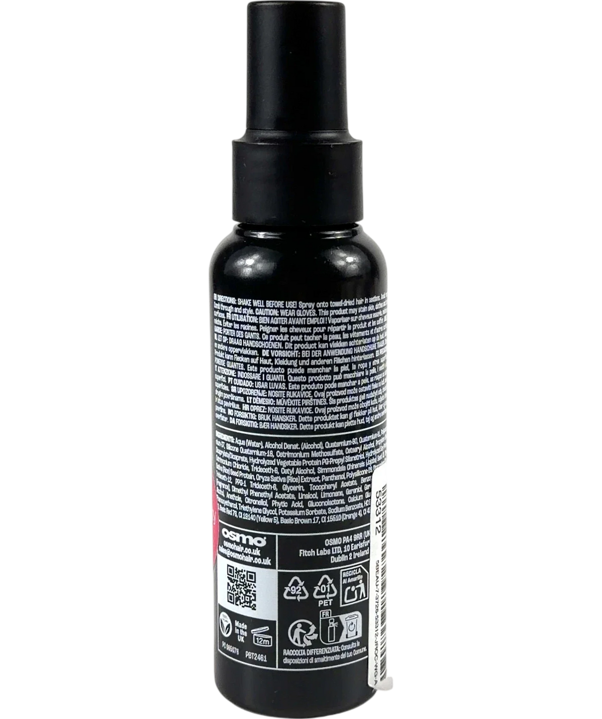 OSMO Osmo Super Ice Icey Blonde Toning Spray 100ml, size 100ml — back