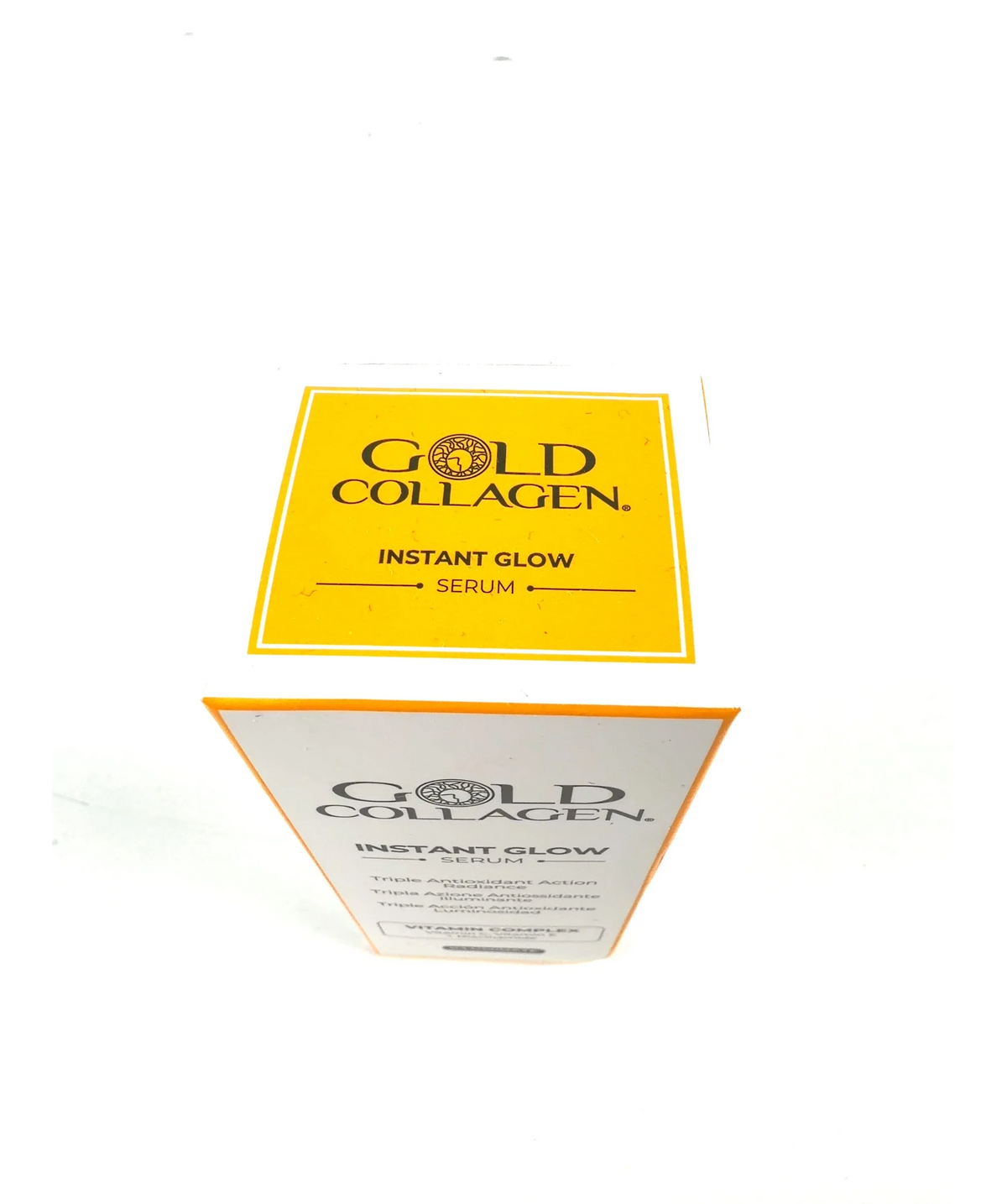 Gold Collagen Instant Glow Serum, size 30ml — label