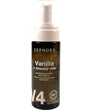 sephora Sephora Collection V4 Vanilla + Almond Milk Oil-in-foam Body Cleanser 150ml 150ml