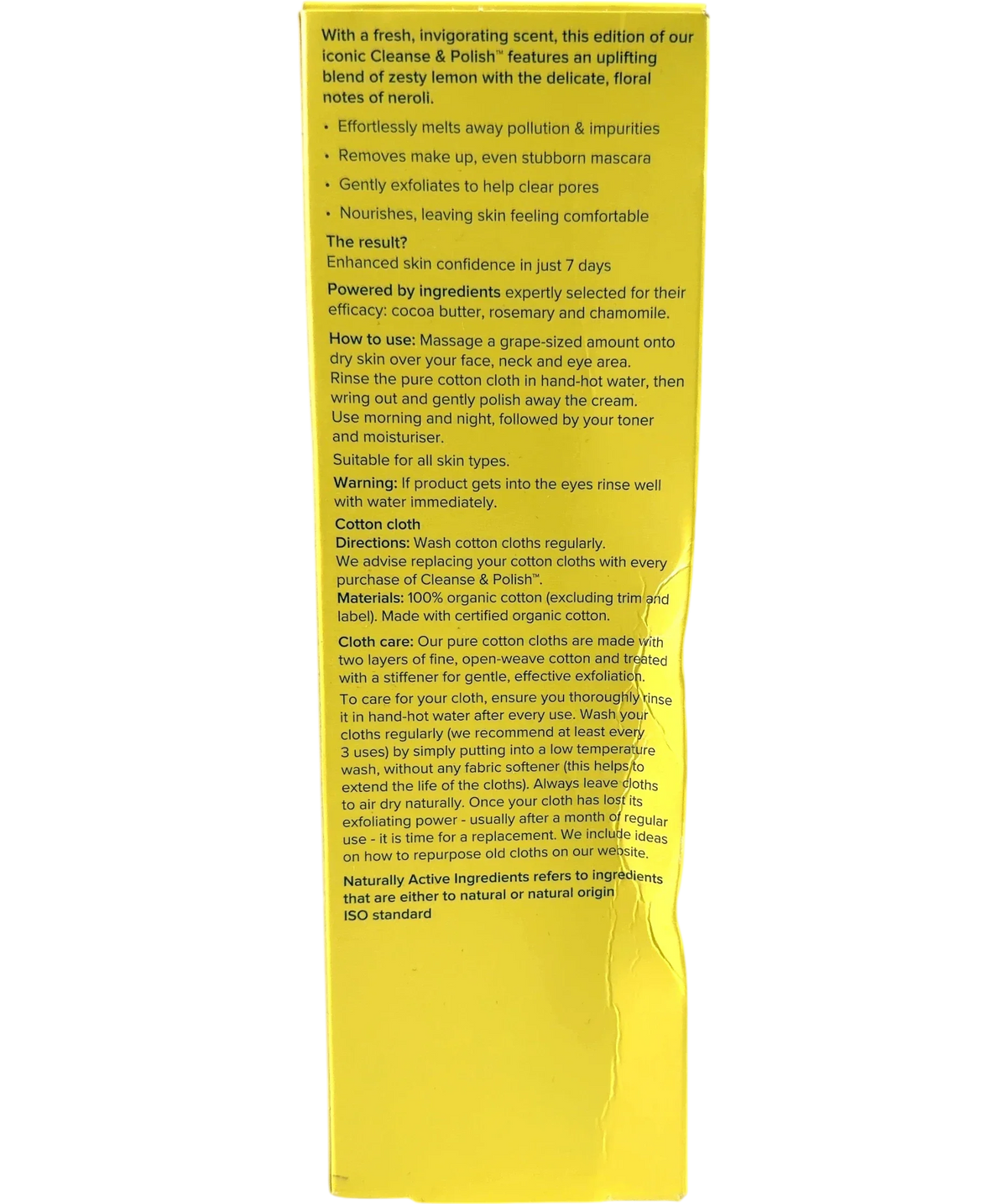 Liz Earle Liz Earle Cleanse & Polish Lemon & Neroli Starter Kit, size 250ml — back