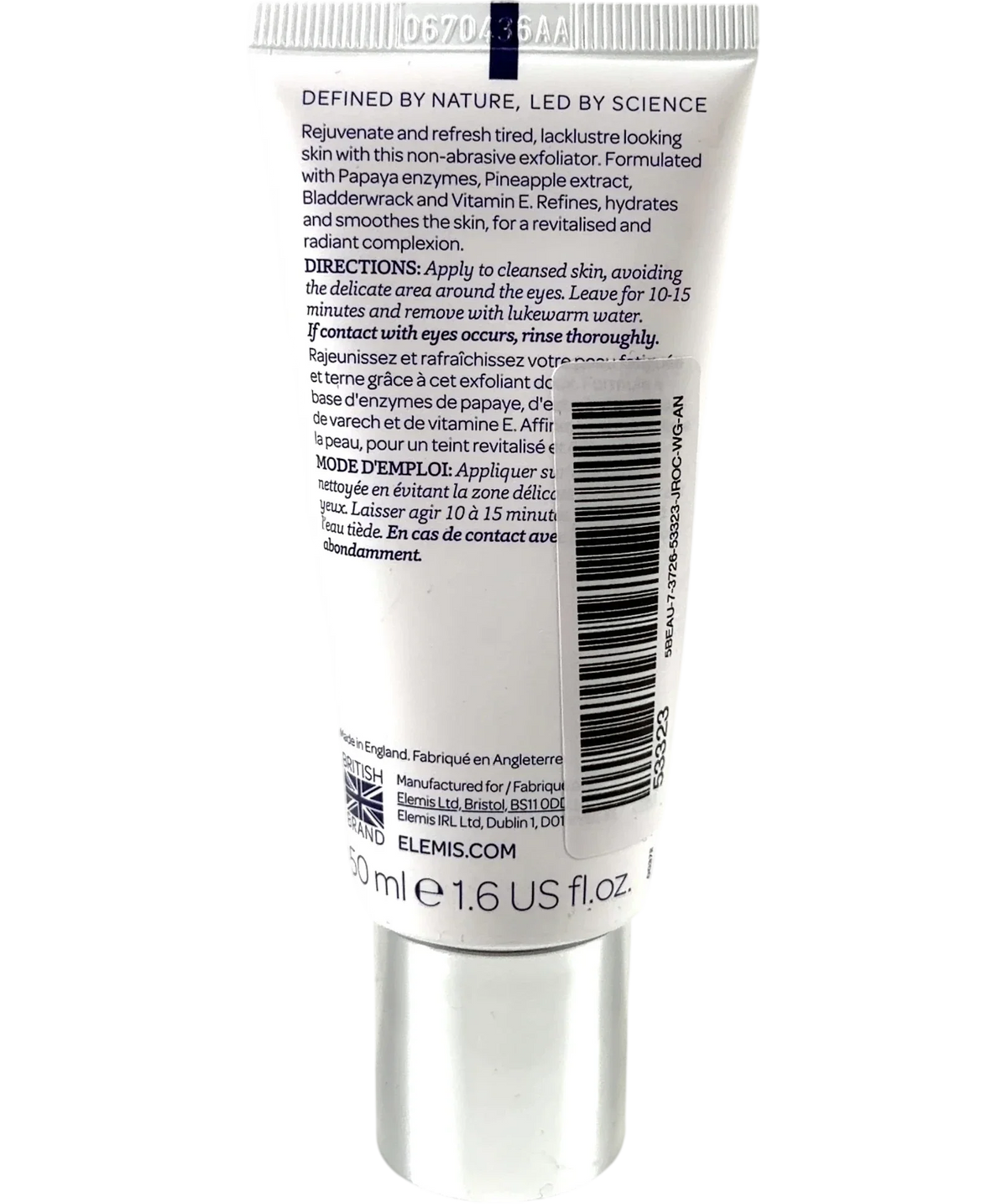 Elemis Elemis Papaya Enzyme Peel 50ml, size 50ml — back