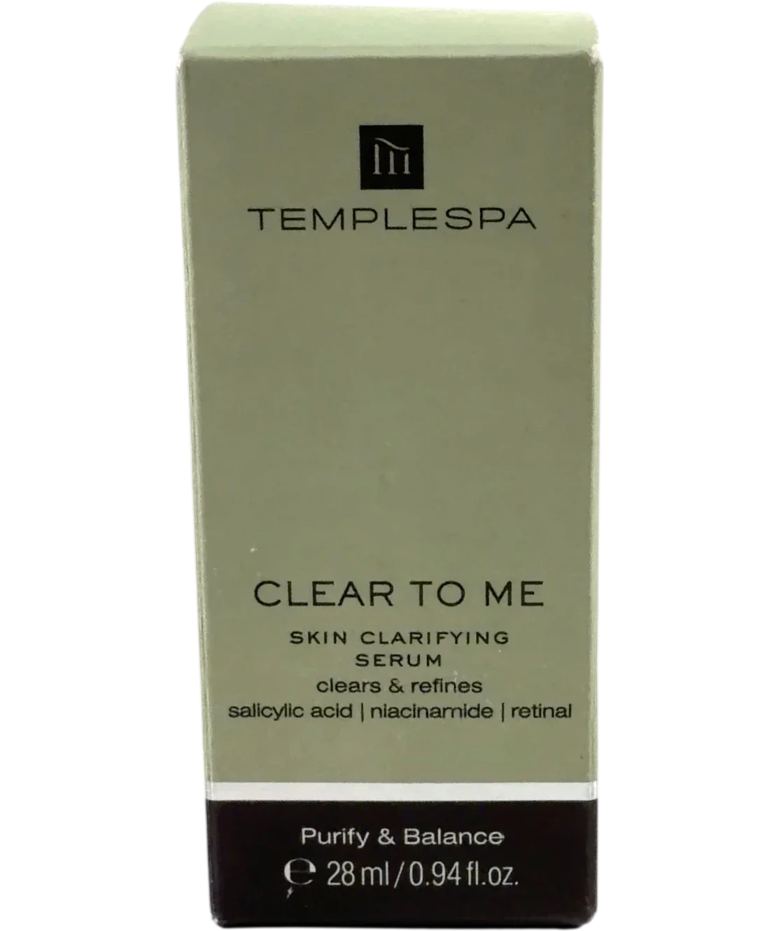 templespa Temple Spa Clear To Me Skin Clarifying Serum 28ml, size 28ml — front