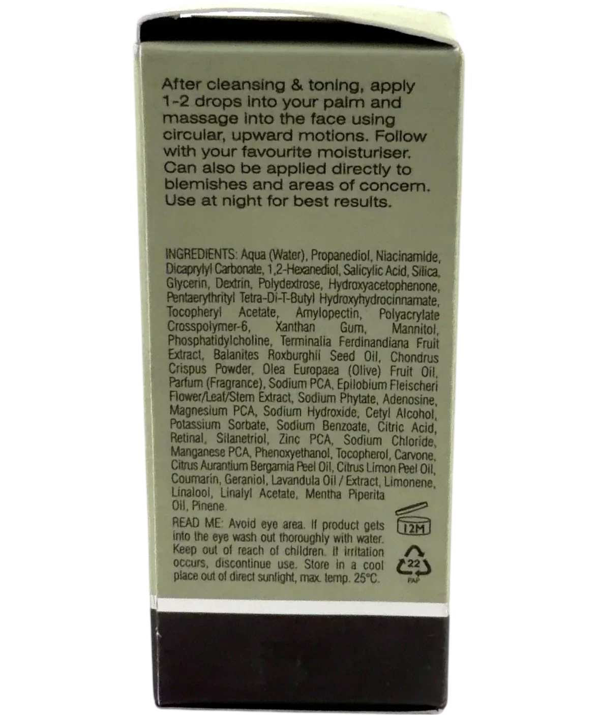 templespa Temple Spa Clear To Me Skin Clarifying Serum 28ml, size 28ml — back